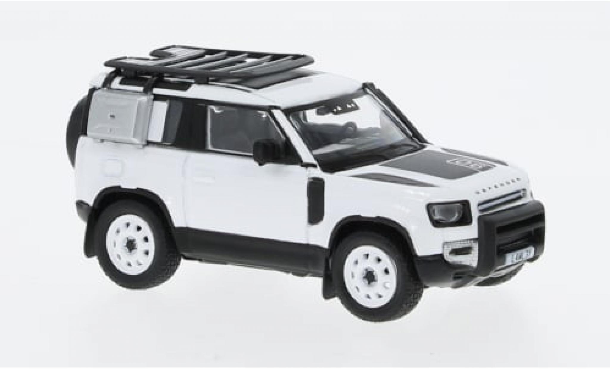 Land Rover Defender 1/64 Tarmac Works 90 metallise weiss 1:64 modellino in miniatura