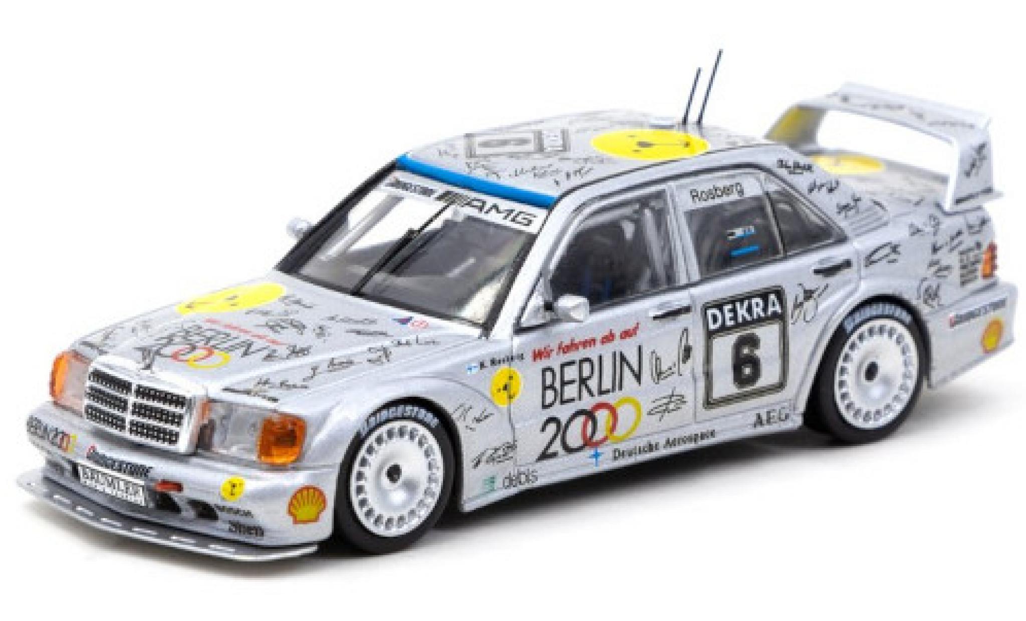 Mercedes 190 1/64 Tarmac Works E 2.5-16 Evolution II No.6 AMG Motorenbau GmbH Berlin 2000 DTM 1992 K.Rosberg modellino in miniatura