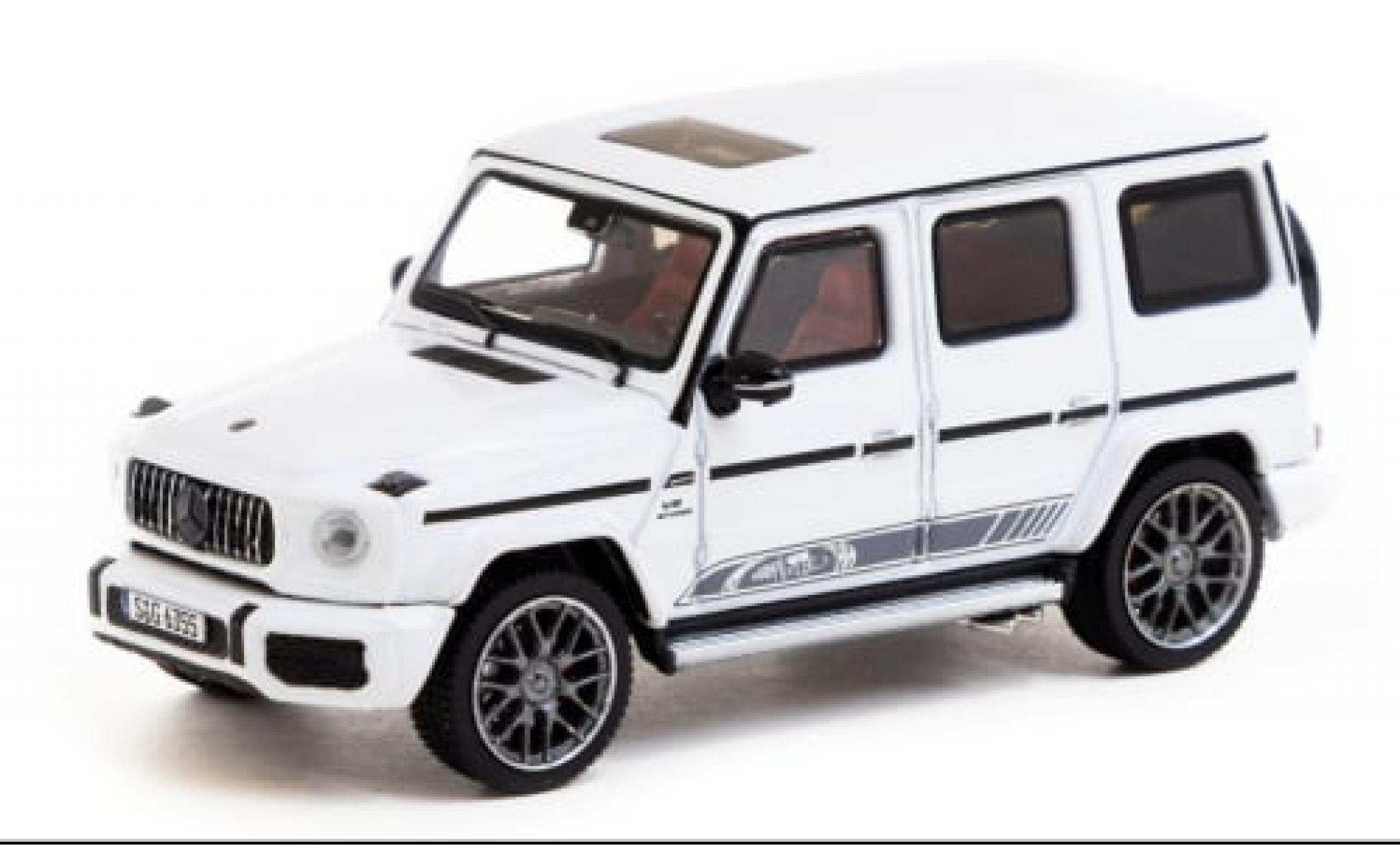 Mercedes Classe G 1/64 Tarmac Works AMG G63 Edition 55 weiss 1:64 modellino in miniatura
