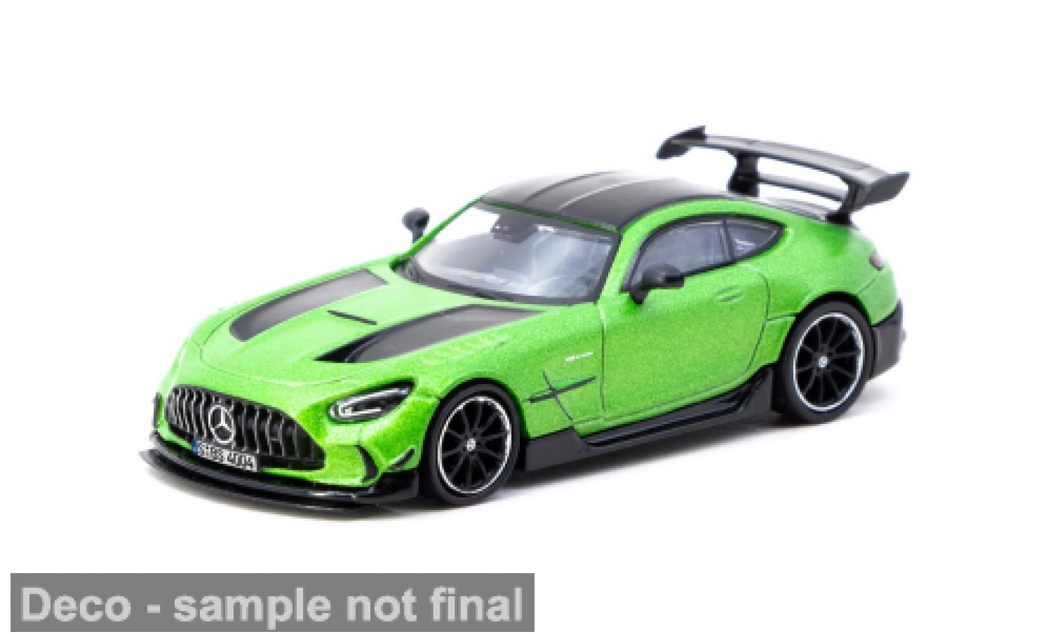 Mercedes AMG GT Tarmac Works Black Series grün/schwarz 1:64 modellino in miniatura
