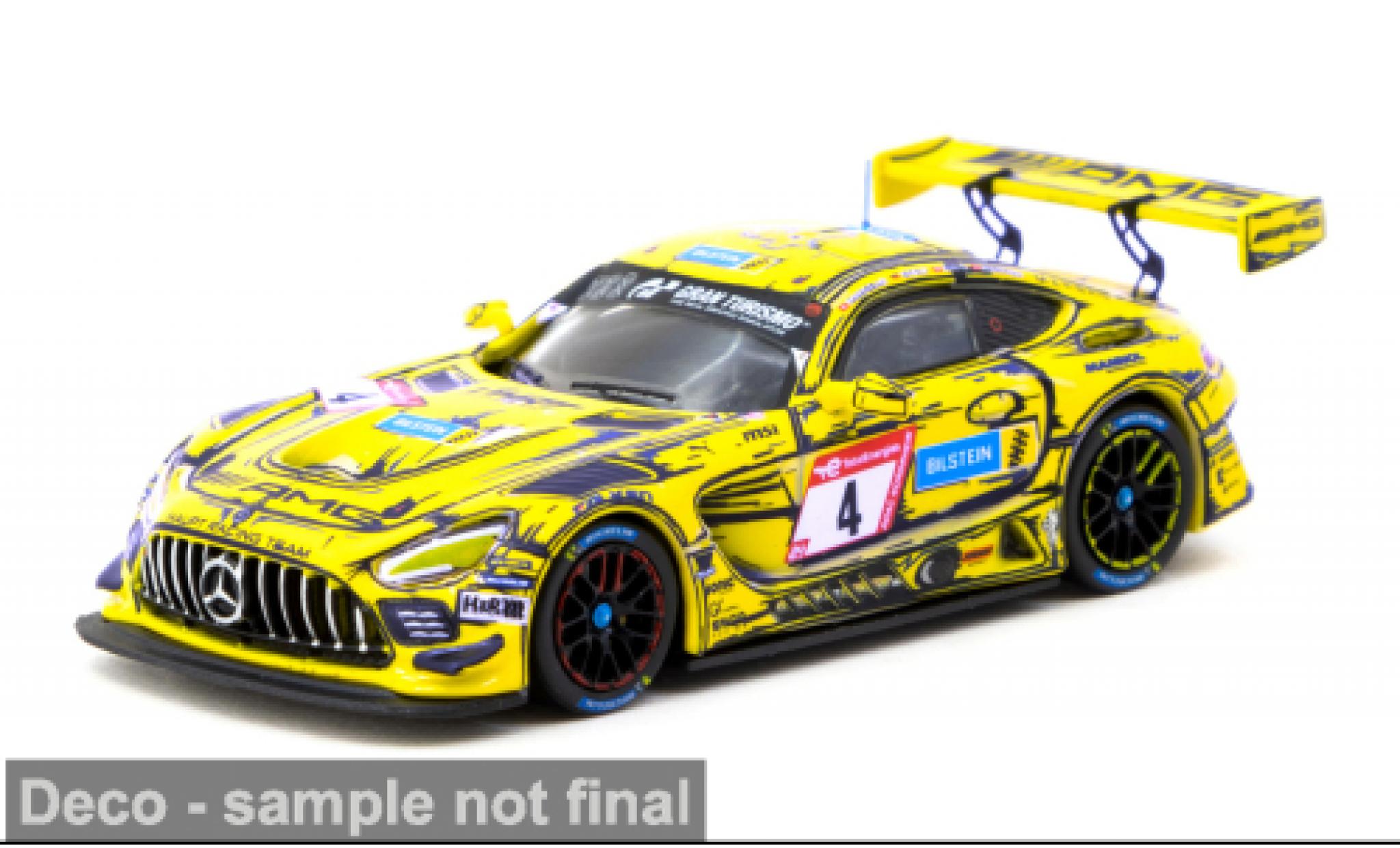 Mercedes AMG GT 1/64 Tarmac Works 3 24h Nürburgring 2023 #4 1:64 modellino in miniatura