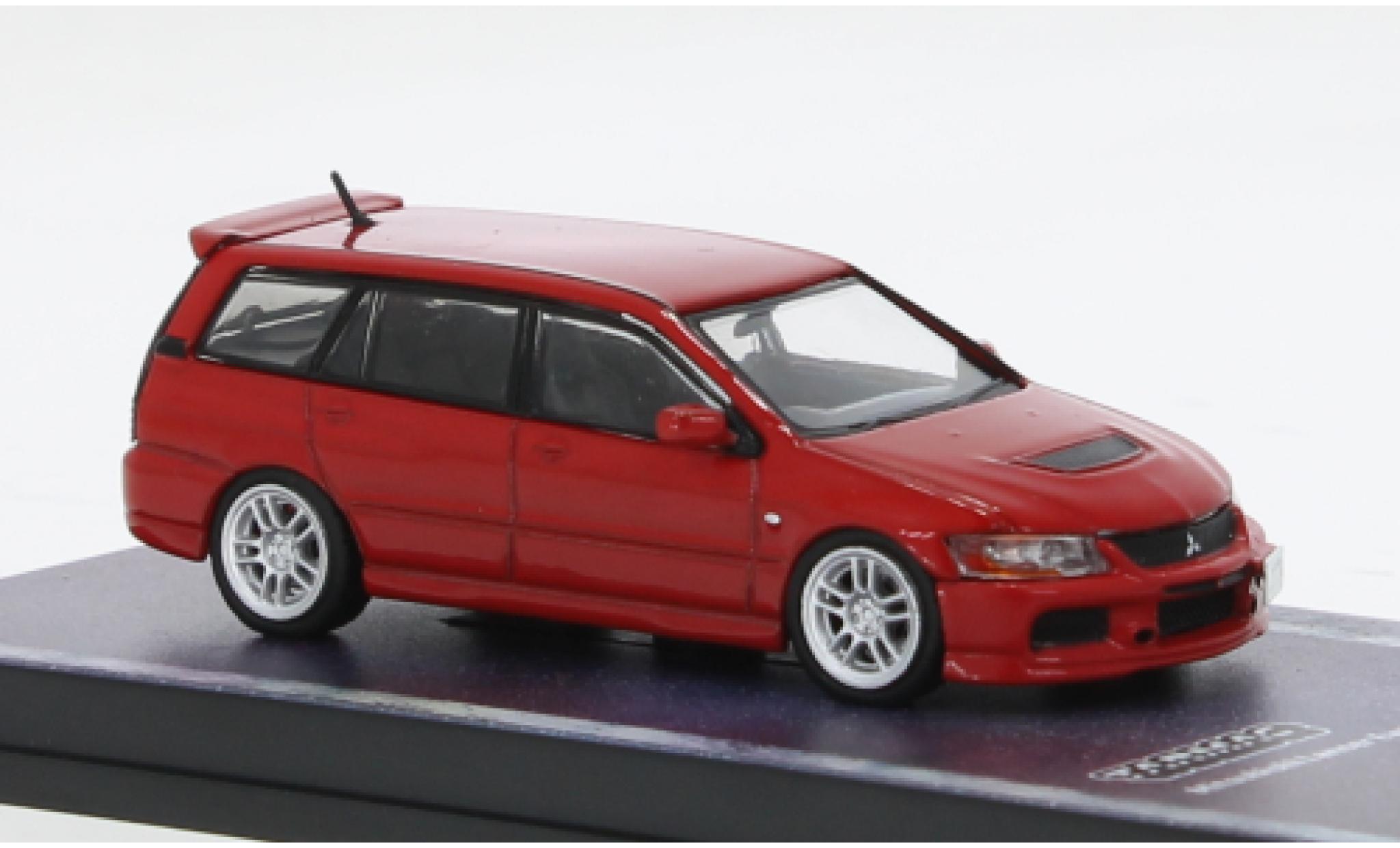 Mitsubishi Lancer 1/64 Tarmac Works Evolution Wagon rot 1:64 modellino in miniatura