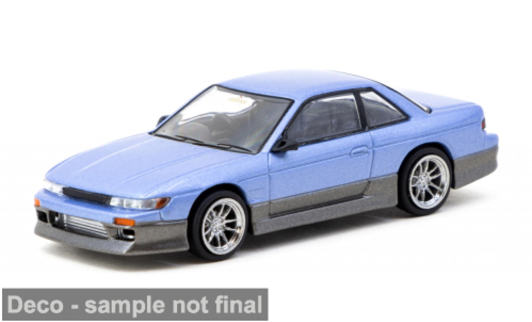 Nissan Silvia 1/64 Tarmac Works (S13) blau/grau 1:64 modellino in miniatura