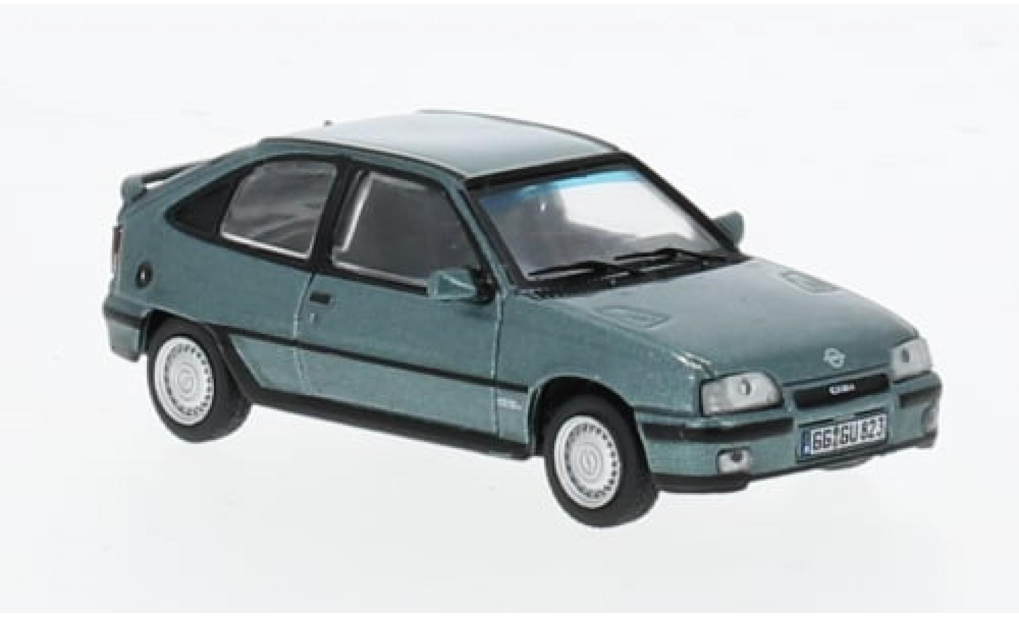 Opel Kadett 1/64 Tarmac Works E GSi metallise grün 1:64 modellino in miniatura
