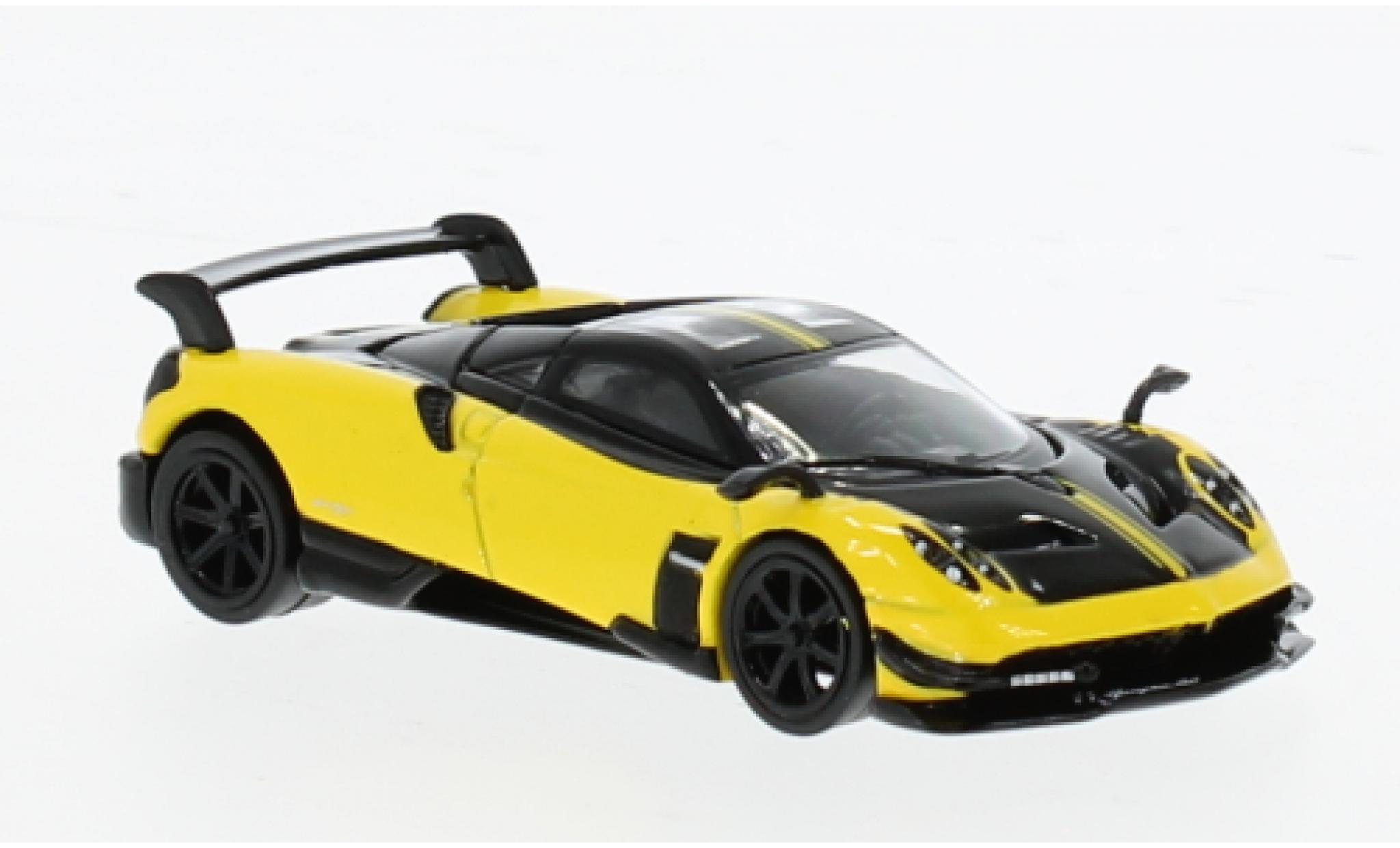Pagani Huayra 1/64 Tarmac Works BC gelb 1:64 modellino in miniatura