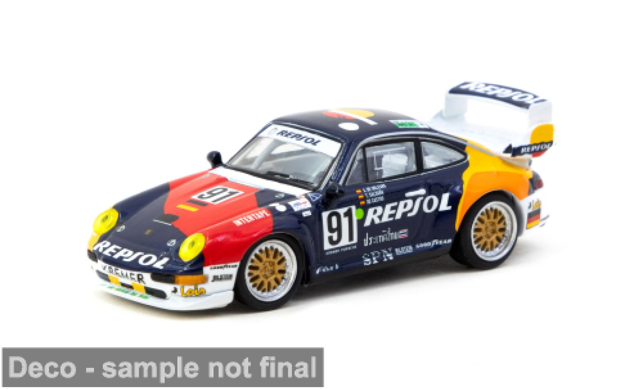 Porsche 911 1/64 Tarmac Works GT2 24h Le Mans #91 1:64 modellino in miniatura