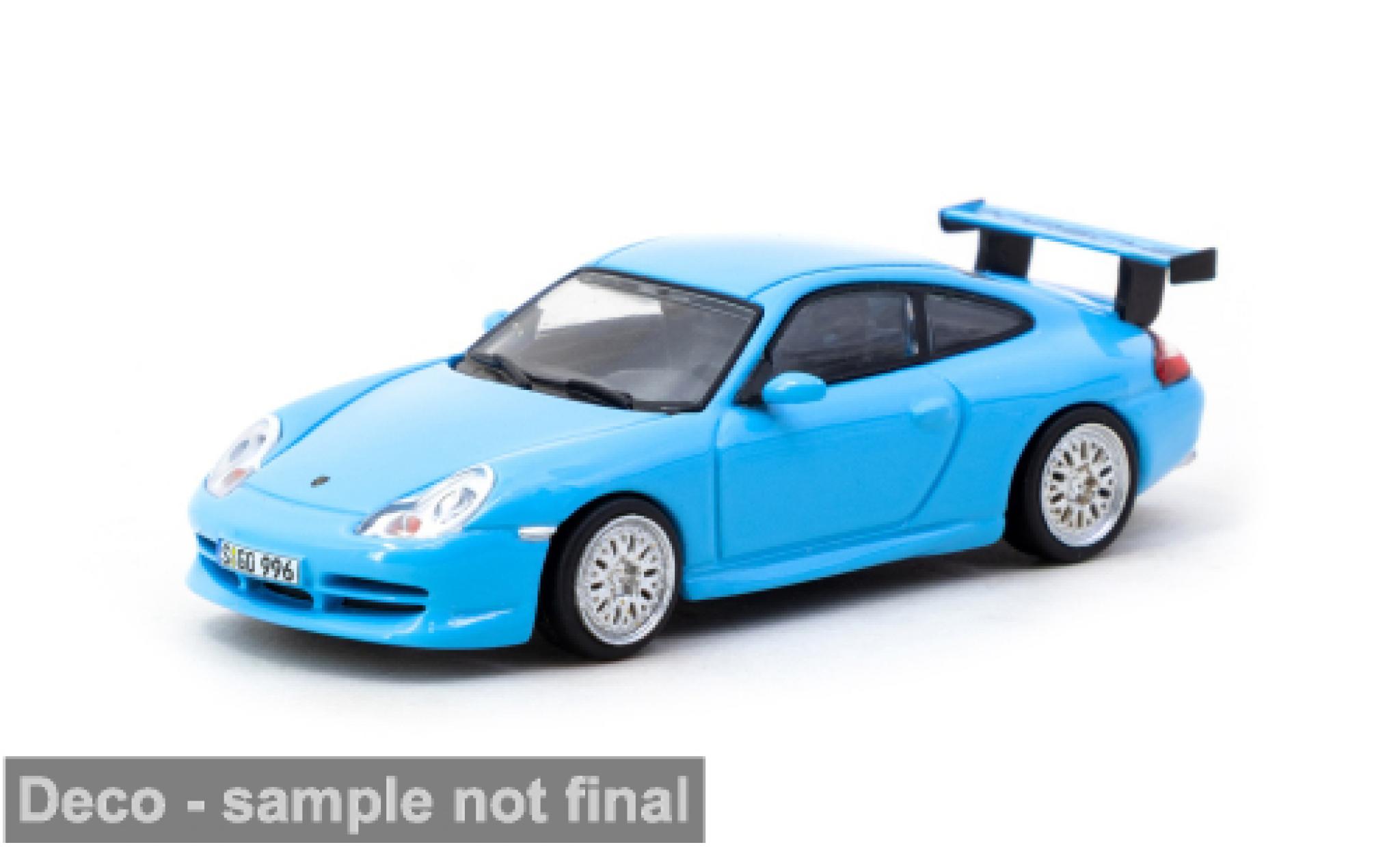 Porsche 996 GT3 Tarmac Works 911  blau 1:64 modellino in miniatura