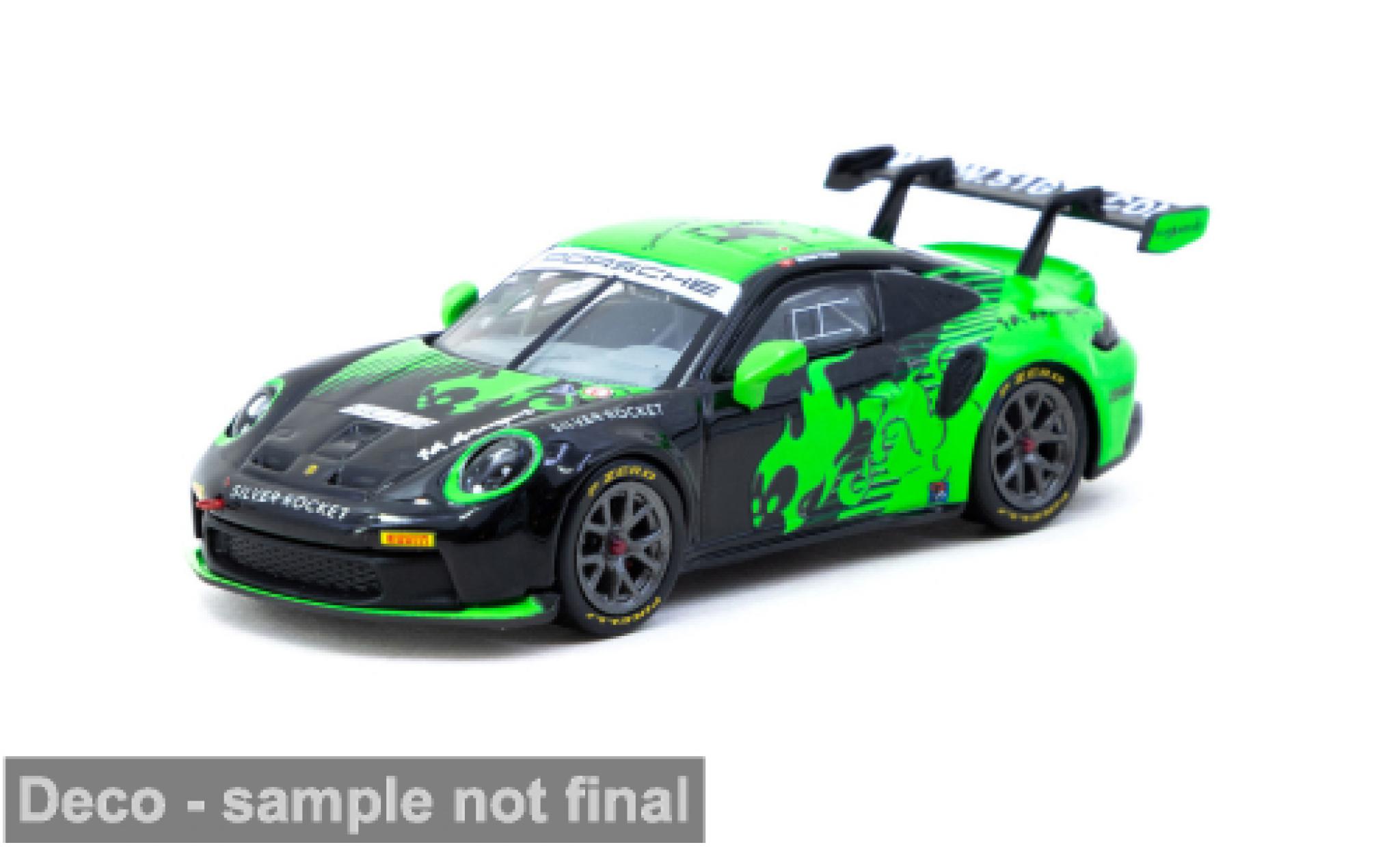 Porsche 992 GT3 Tarmac Works 911 Cup  Fire Monkey Motorsport 1:64 modellino in miniatura