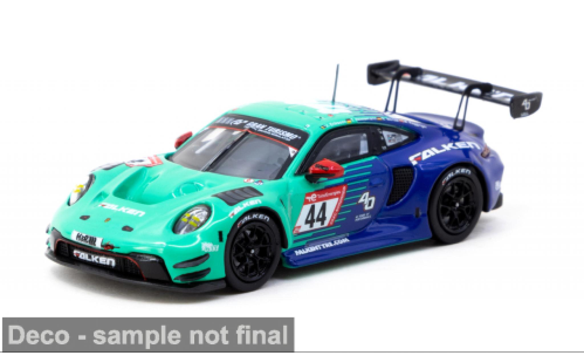 Porsche 911 1/64 Tarmac Works GT3 R 24h Nürburgring 2023 #44 1:64 modellino in miniatura