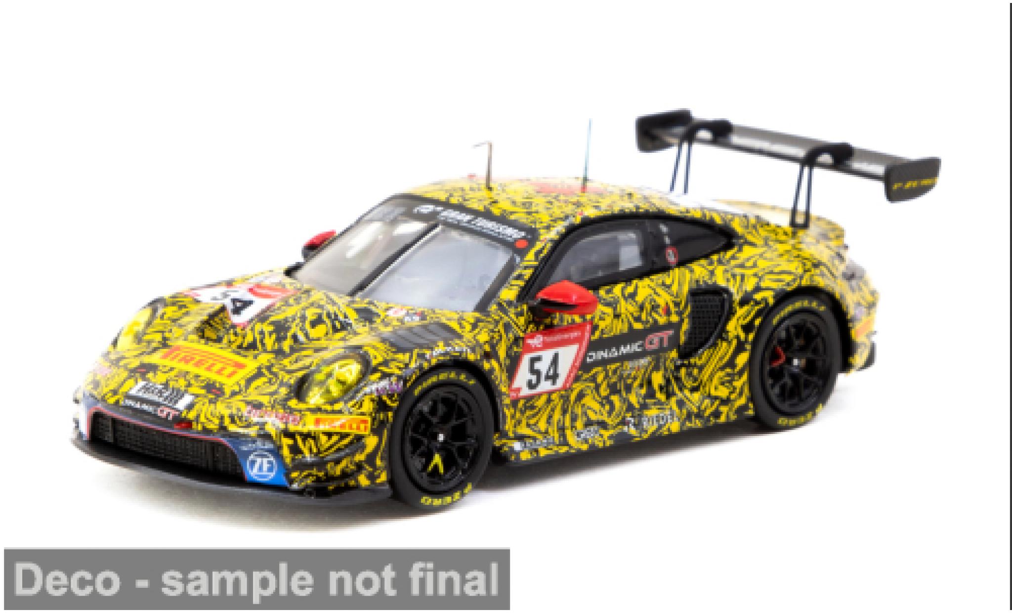 Porsche 911 1/64 Tarmac Works GT3 R 24h Nürburgring 2023 #54 1:64 modellino in miniatura