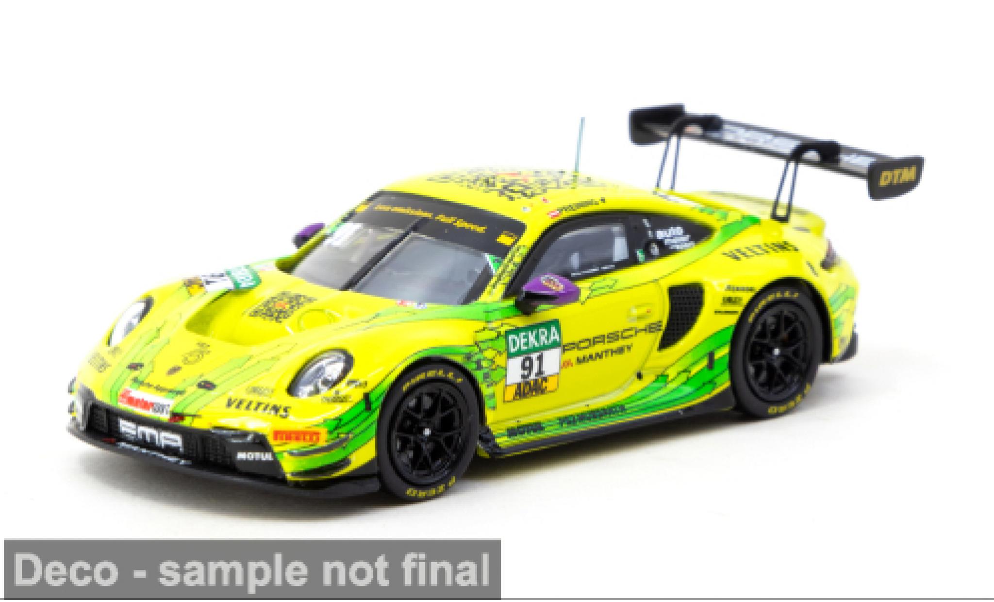 Porsche 911 1/64 Tarmac Works GT3 R DTM-Saison 2023 #91 1:64 modellino in miniatura