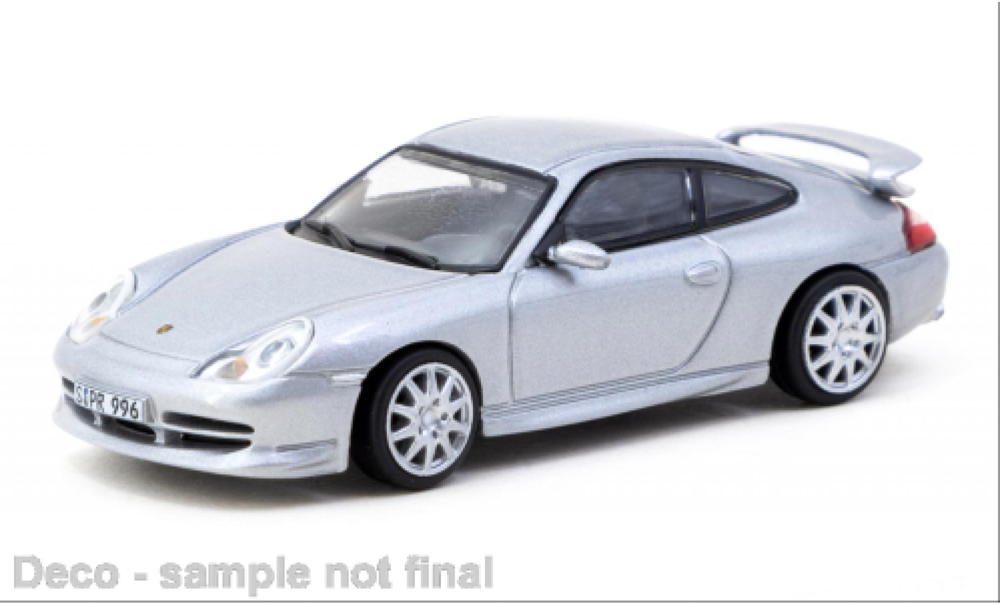 Porsche 911 1/64 Tarmac Works GT3 silber 1:64 modellino in miniatura