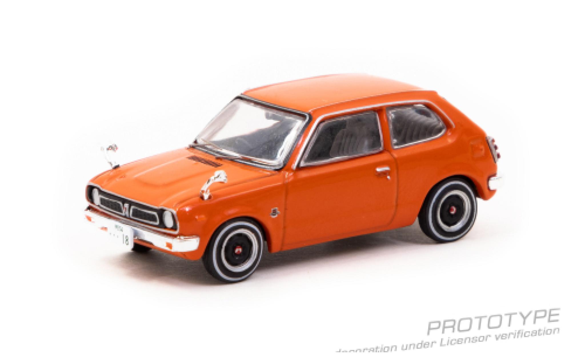 Honda Civic 1/64 Tarmac Works (SB1) orange modellino in miniatura