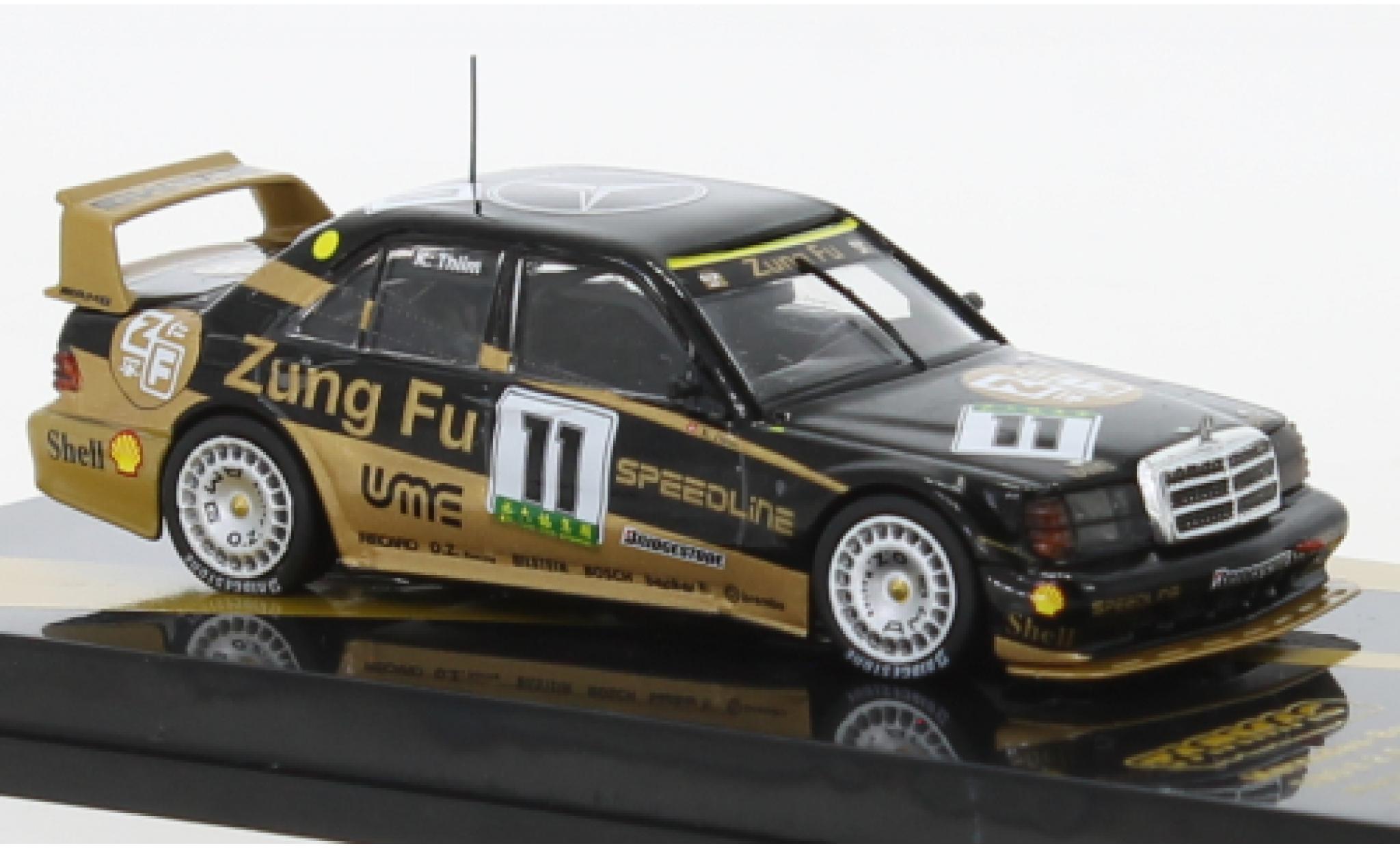 Mercedes 190 1/64 Tarmac Works E 2.5-16 Evo 2 (W201) No.11 Zung Fu Macau Guia Race 1991 modellino in miniatura