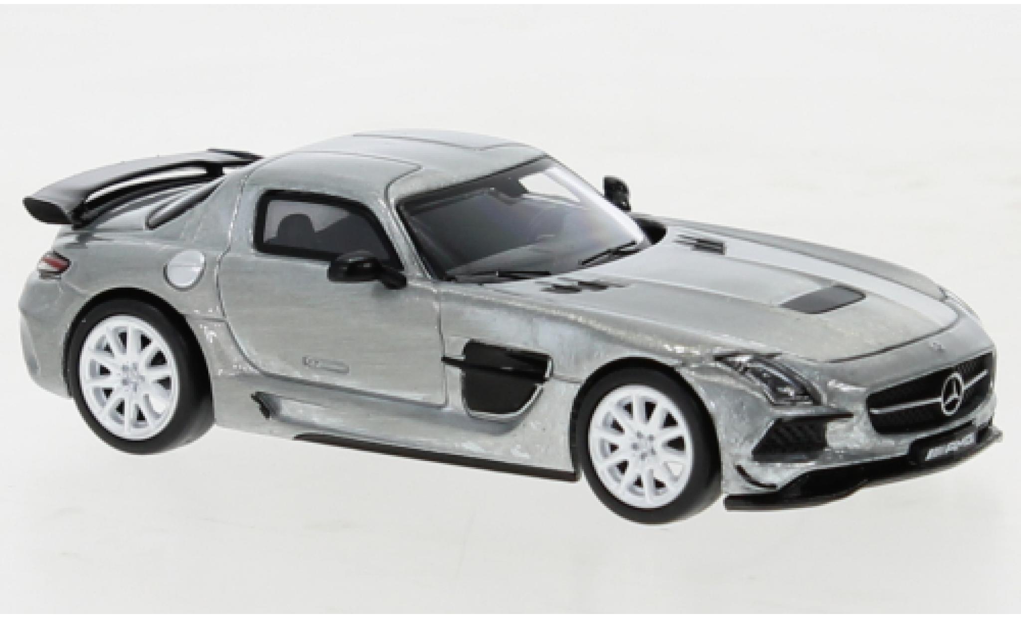 Mercedes AMG GT 1/64 Tarmac Works Black Series metallise bianco modellino in miniatura