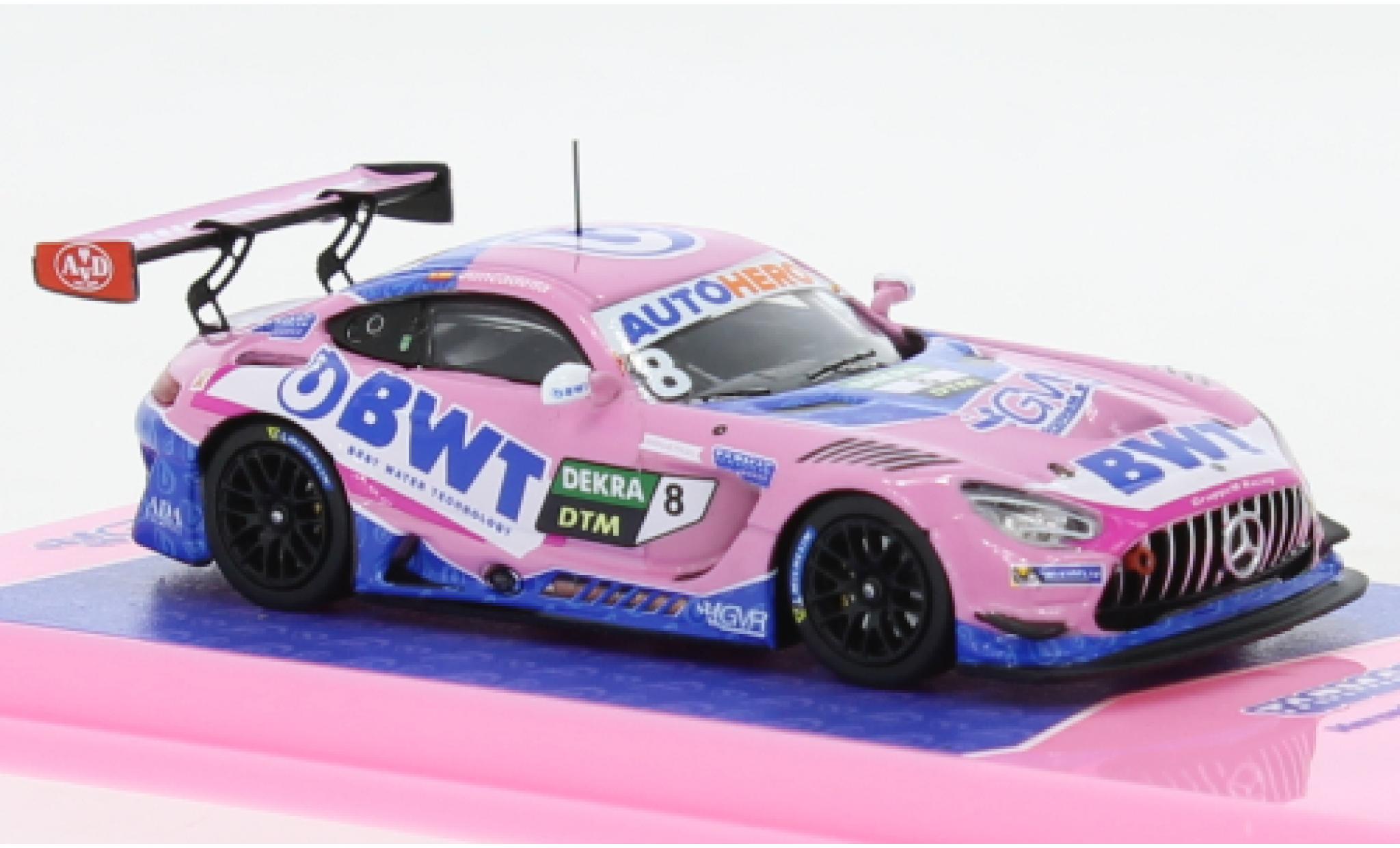 Mercedes AMG GT 1/64 Tarmac Works 3 No.8 GruppeM Racing BWT DTM 2021 modellino in miniatura