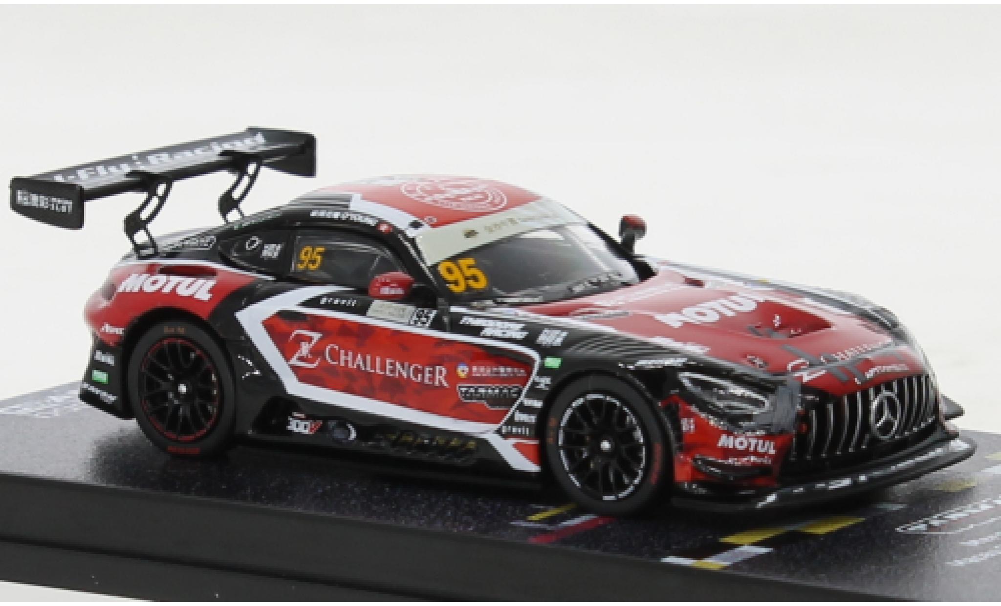 Mercedes AMG GT 1/64 Tarmac Works 3 No.95 Craft-Bamboo Racing Macau GT Cup 2021 modellino in miniatura