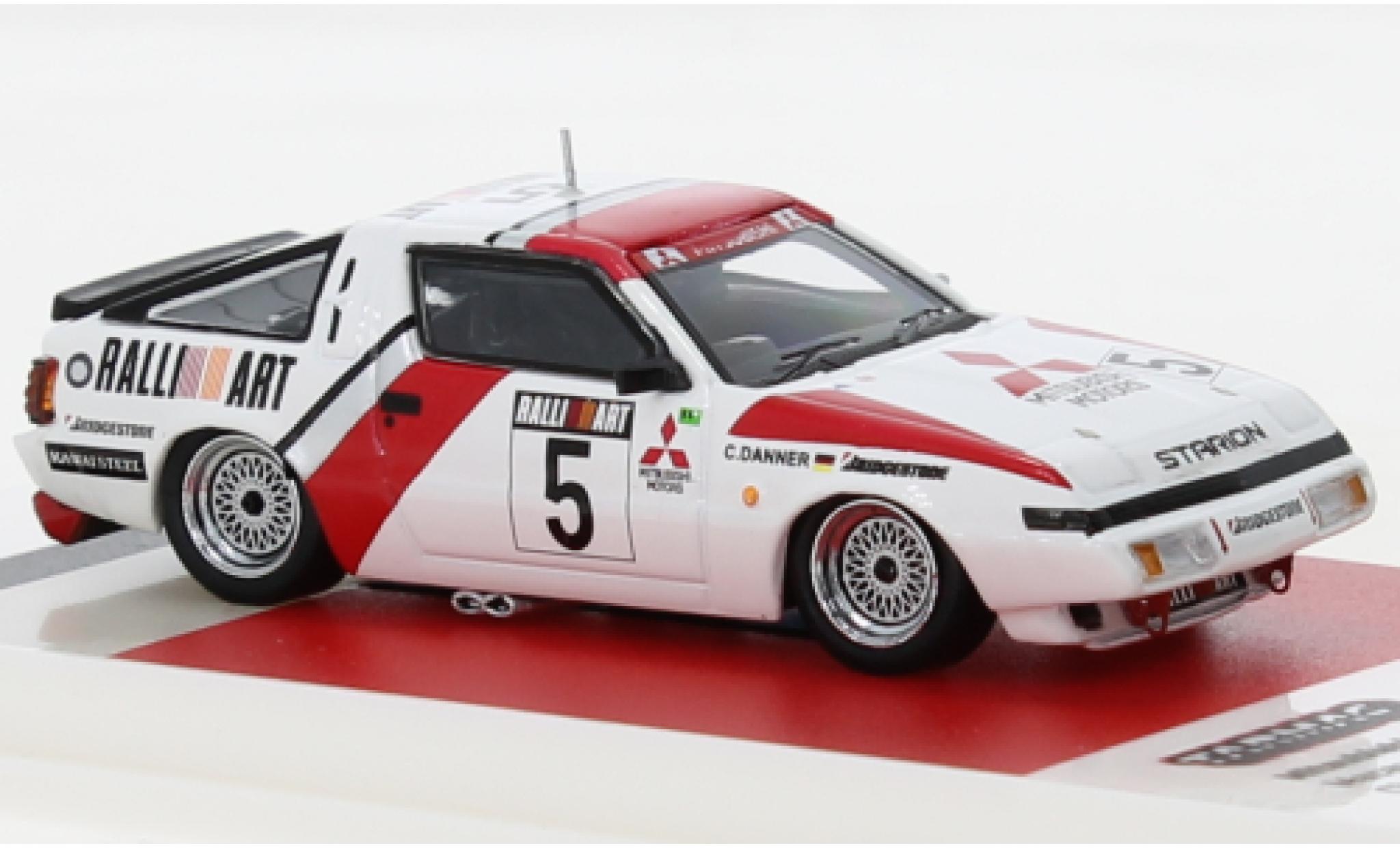 Mitsubishi Starion 1/64 Tarmac Works RHD No.5 Ralliart Macau Guia Race 1988 modellino in miniatura