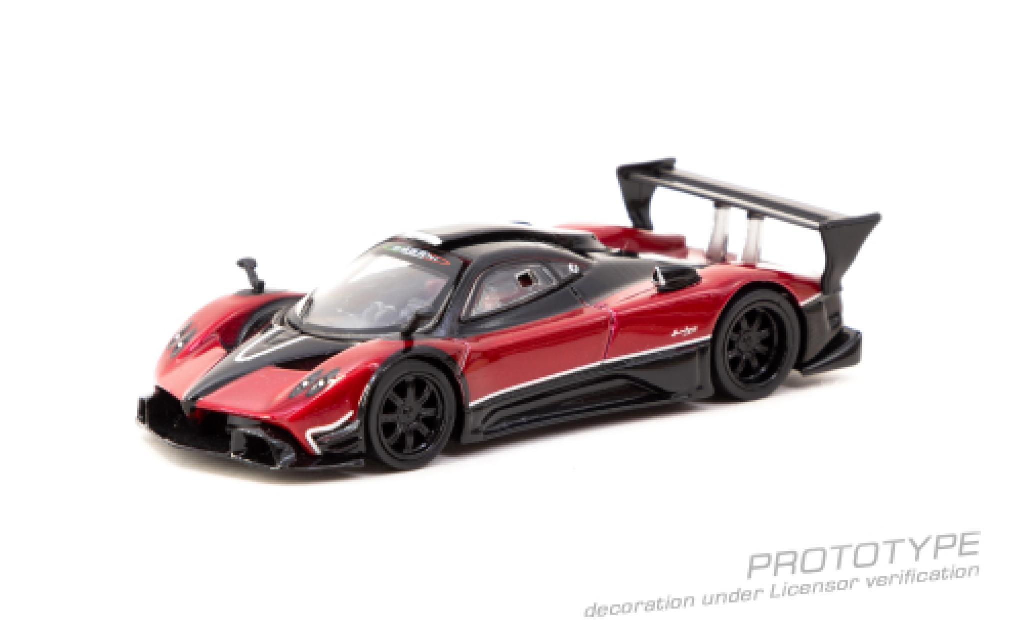 Pagani Zonda 1/64 Tarmac Works R rosso modellino in miniatura