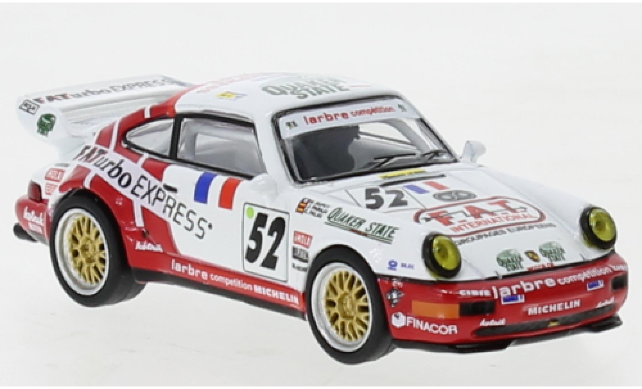 Porsche 964 1/64 Tarmac Works 911  RSR 3.8 No.52 24h Le Mans 1994 modellino in miniatura