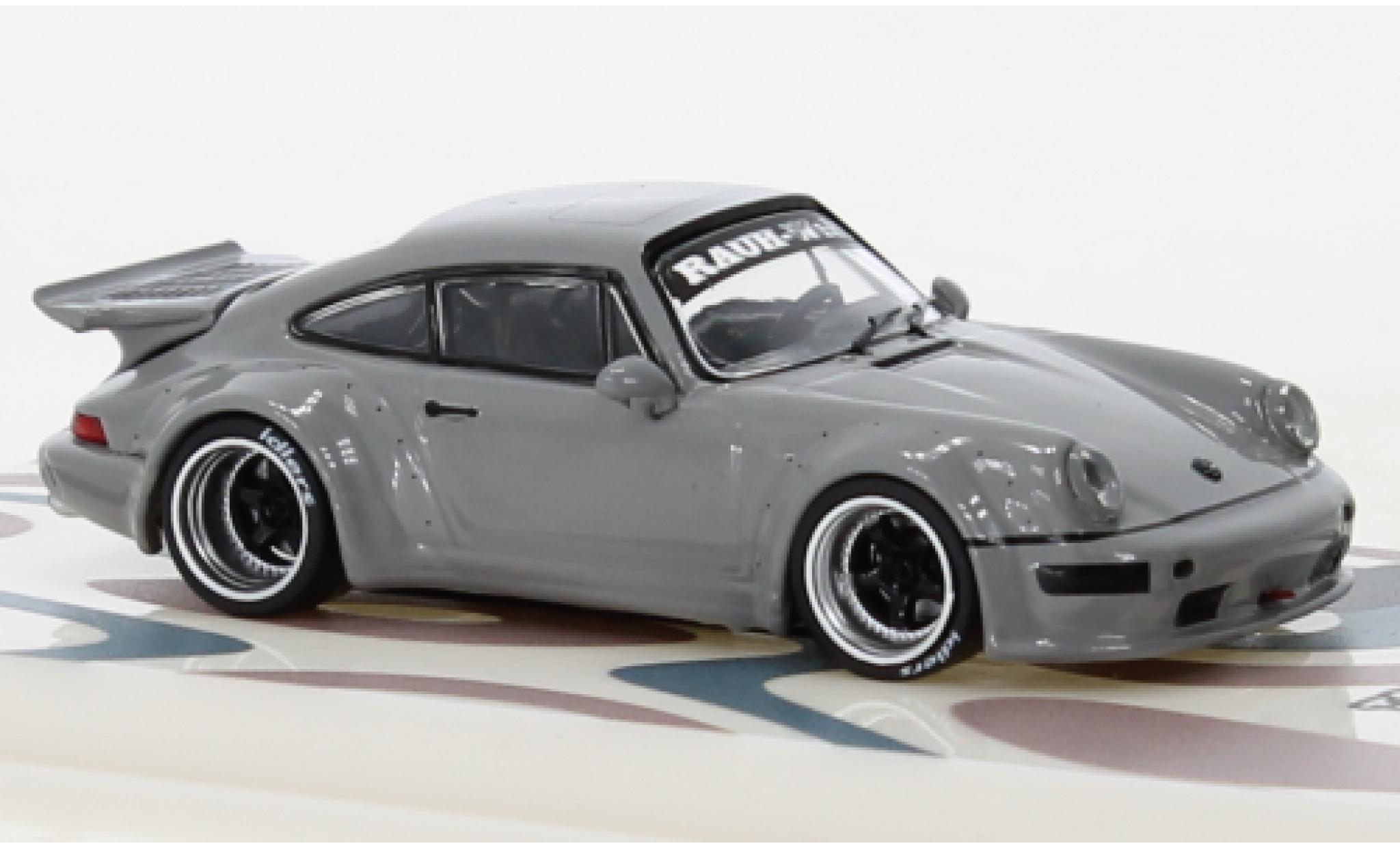 Porsche 964 RWB 1/64 Tarmac Works 911  grigio clair modellino in miniatura