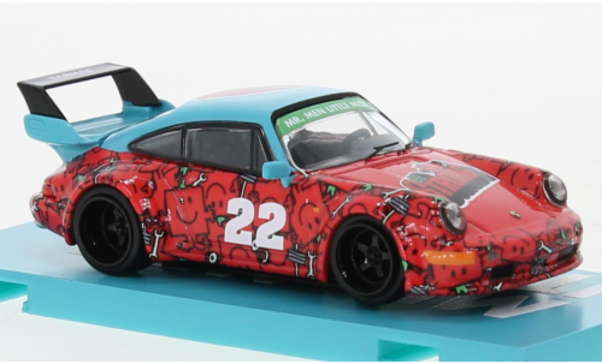 Porsche 964 RWB 1/64 Tarmac Works 911  Mr.Men & Little Miss modellino in miniatura