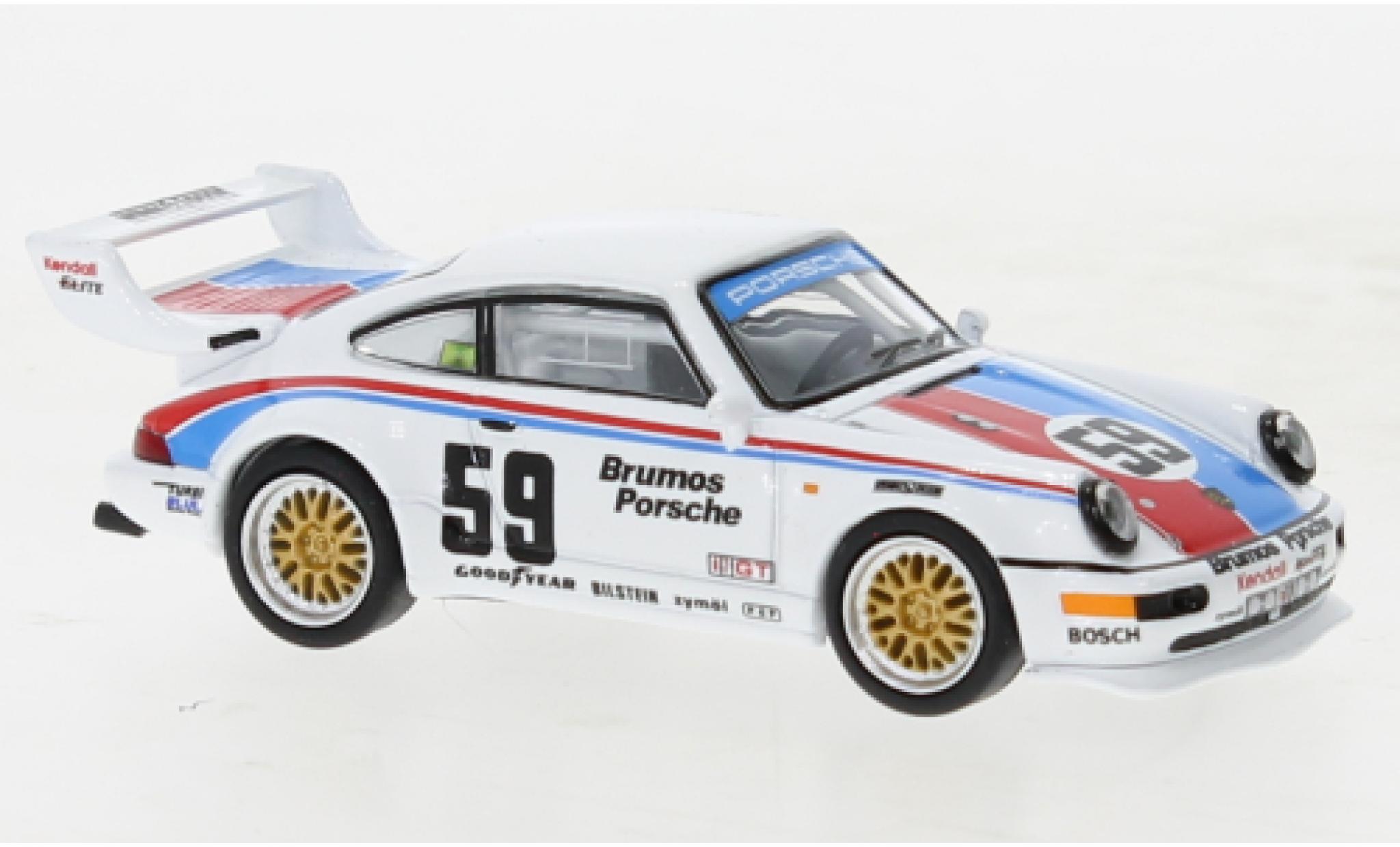 Porsche 993 Turbo S 1/64 Tarmac Works 911 (964) LM GT No.59 Brumos 12h Sebring 1 modellino in miniatura