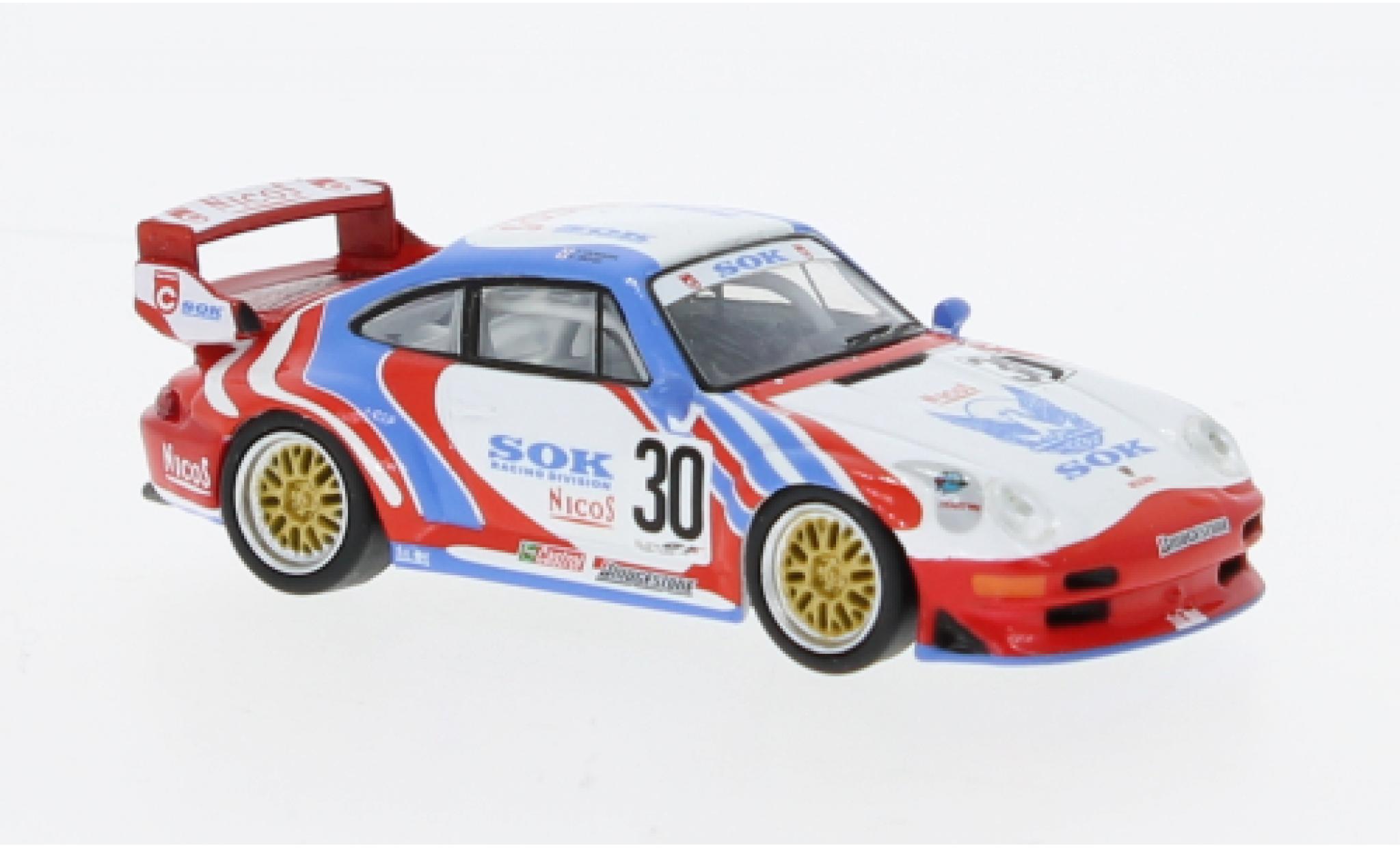 Porsche 993 GT2 1/64 Tarmac Works 911  Sogo-Keibi modellino in miniatura