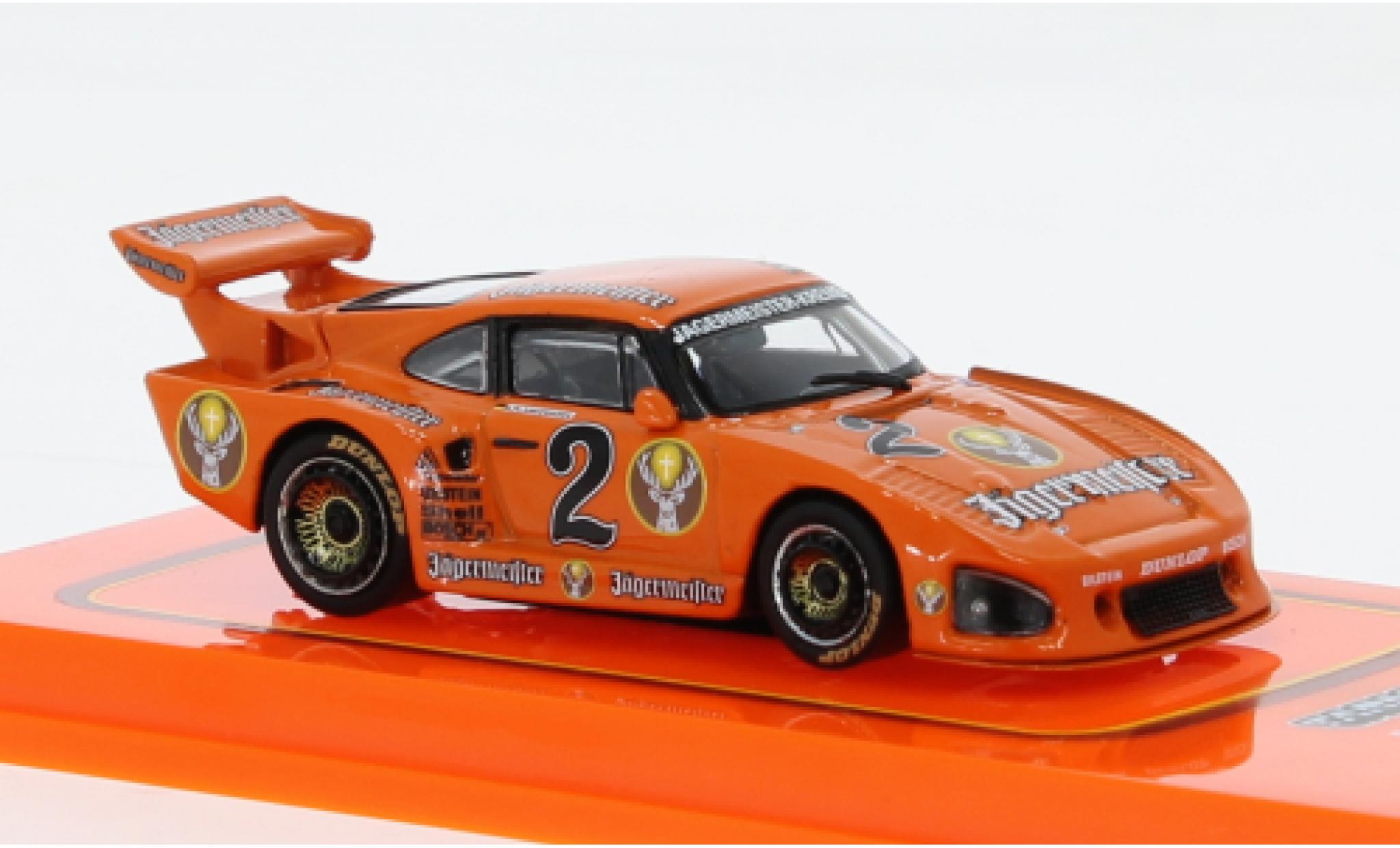 Porsche 935 1980 1/64 Tarmac Works K3 No.2 Jägermeister DRM modellino in miniatura