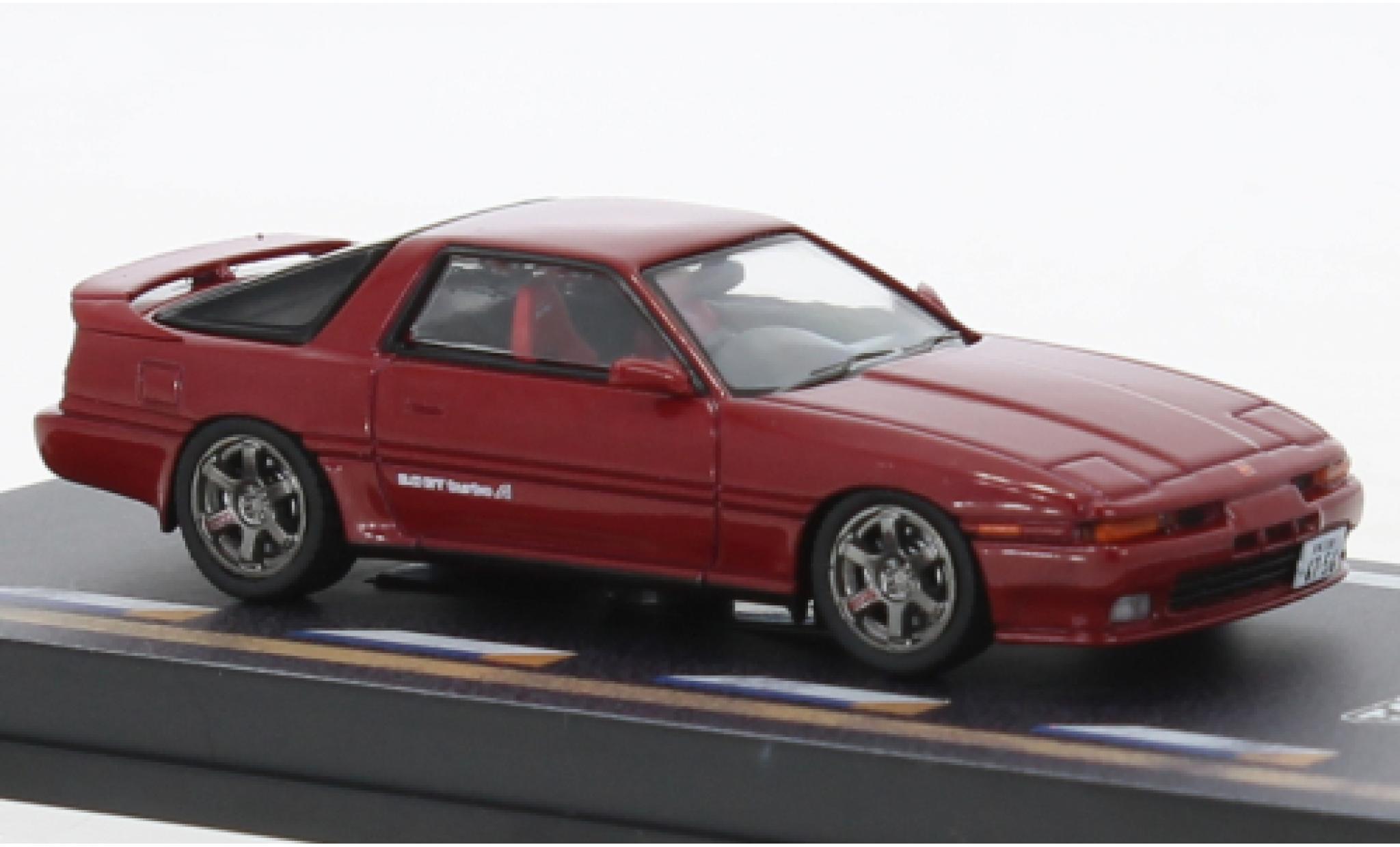 Toyota Supra 1/64 Tarmac Works rosso RHD modellino in miniatura