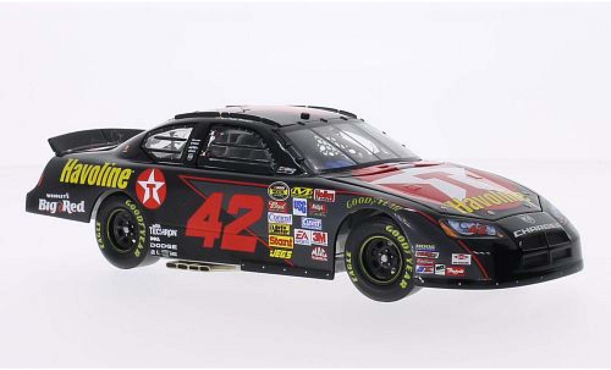 Dodge Charger 1/24 Team Caliber No.42 Chip Ganassi Racing Texaco Havoline Nascar 2007 J-P.Montoya modellino in miniatura