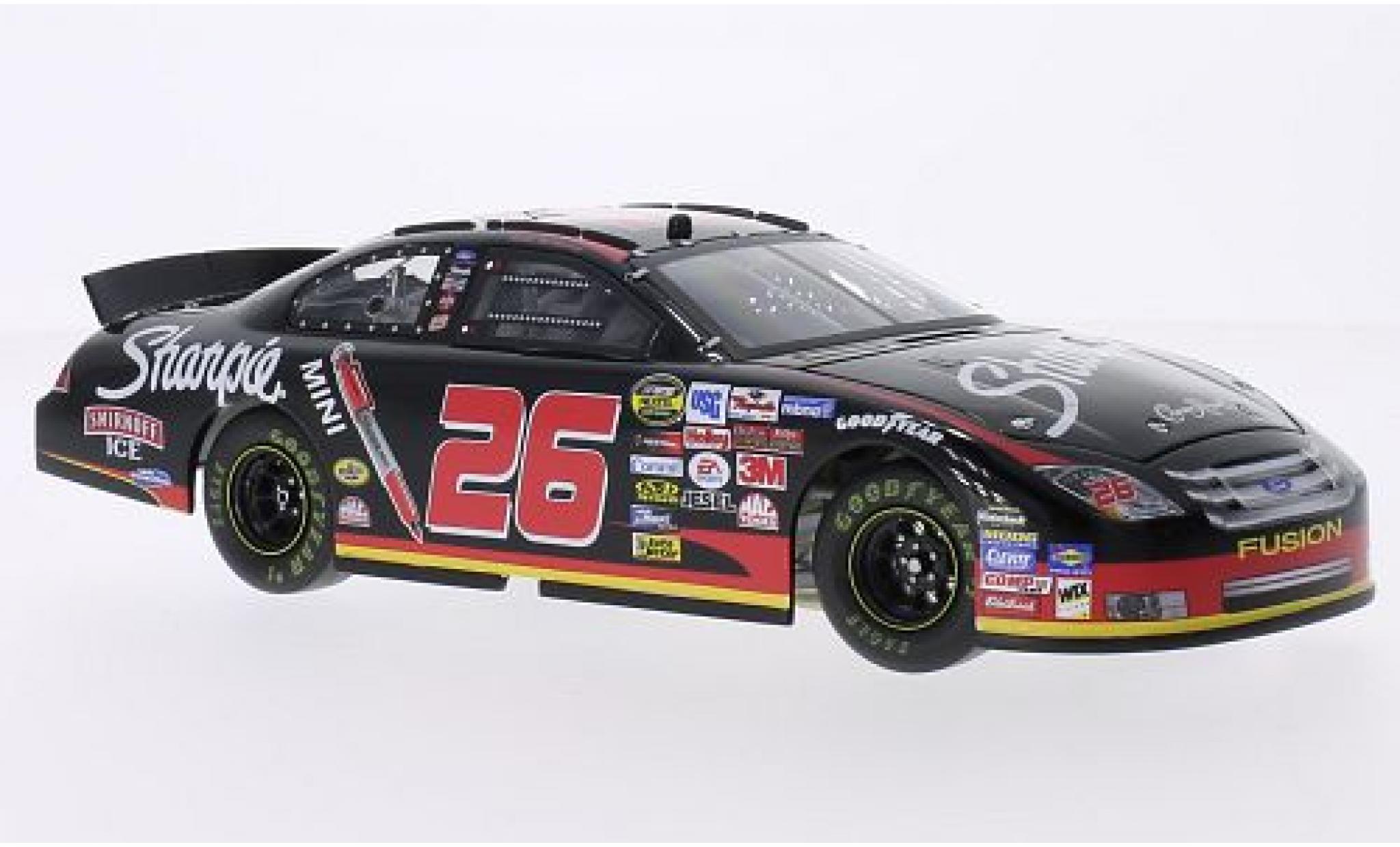 Ford Fusion 1/24 Team Caliber No.26 Roush Racing Sharpie Nascar 2006 Preferred Series J.McMurray modellino in miniatura