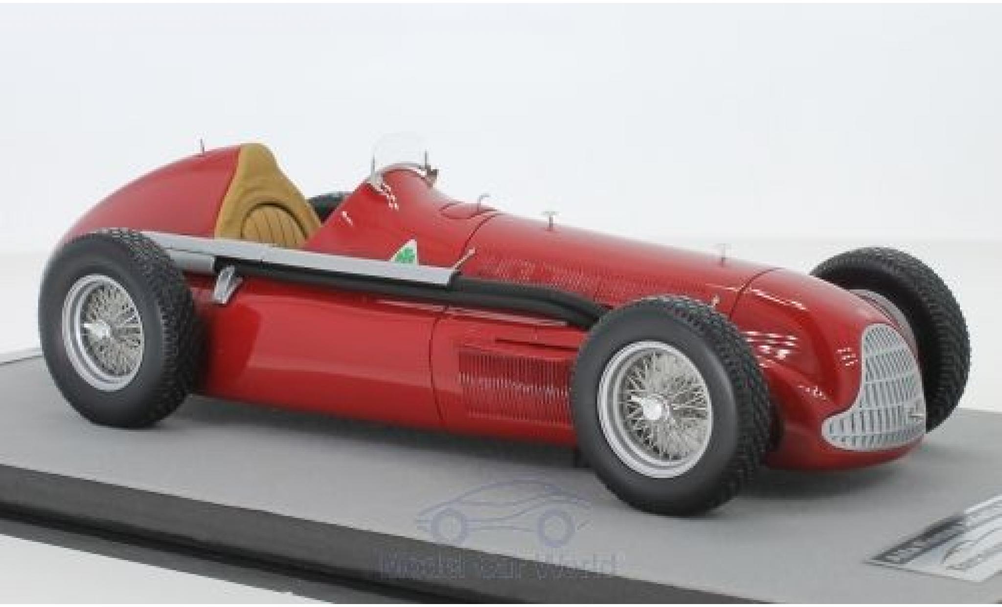 Alfa Romeo Alfetta 1/18 Tecnomodel 159M rosso Autodelta 1951 Press Version modellino in miniatura