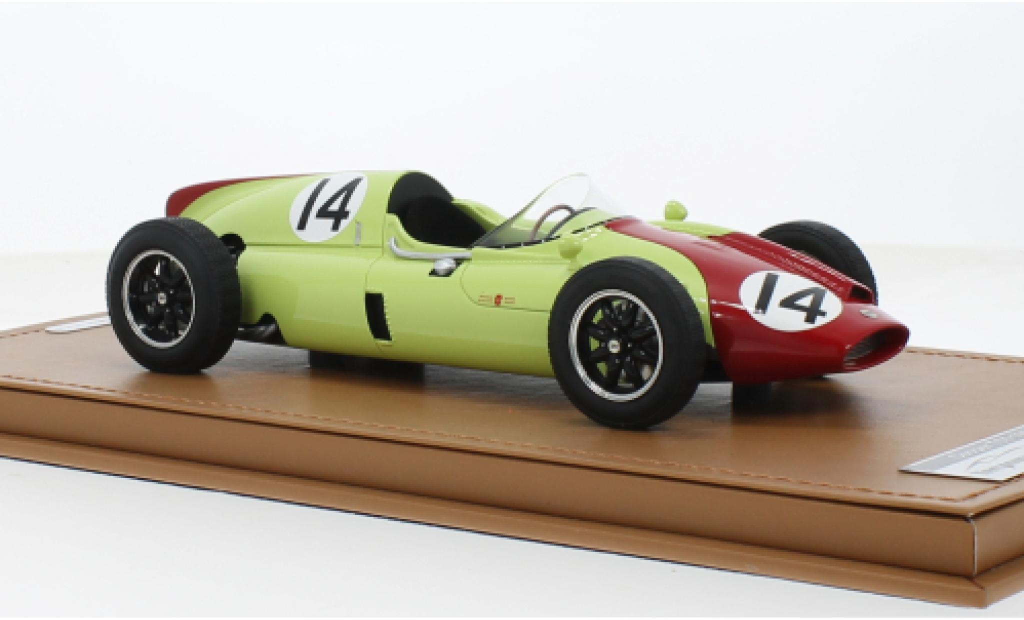 Cooper T51 1/18 Tecnomodel No.14 Formel 1 GP Großbritannien 1960 1:18 modellino in miniatura