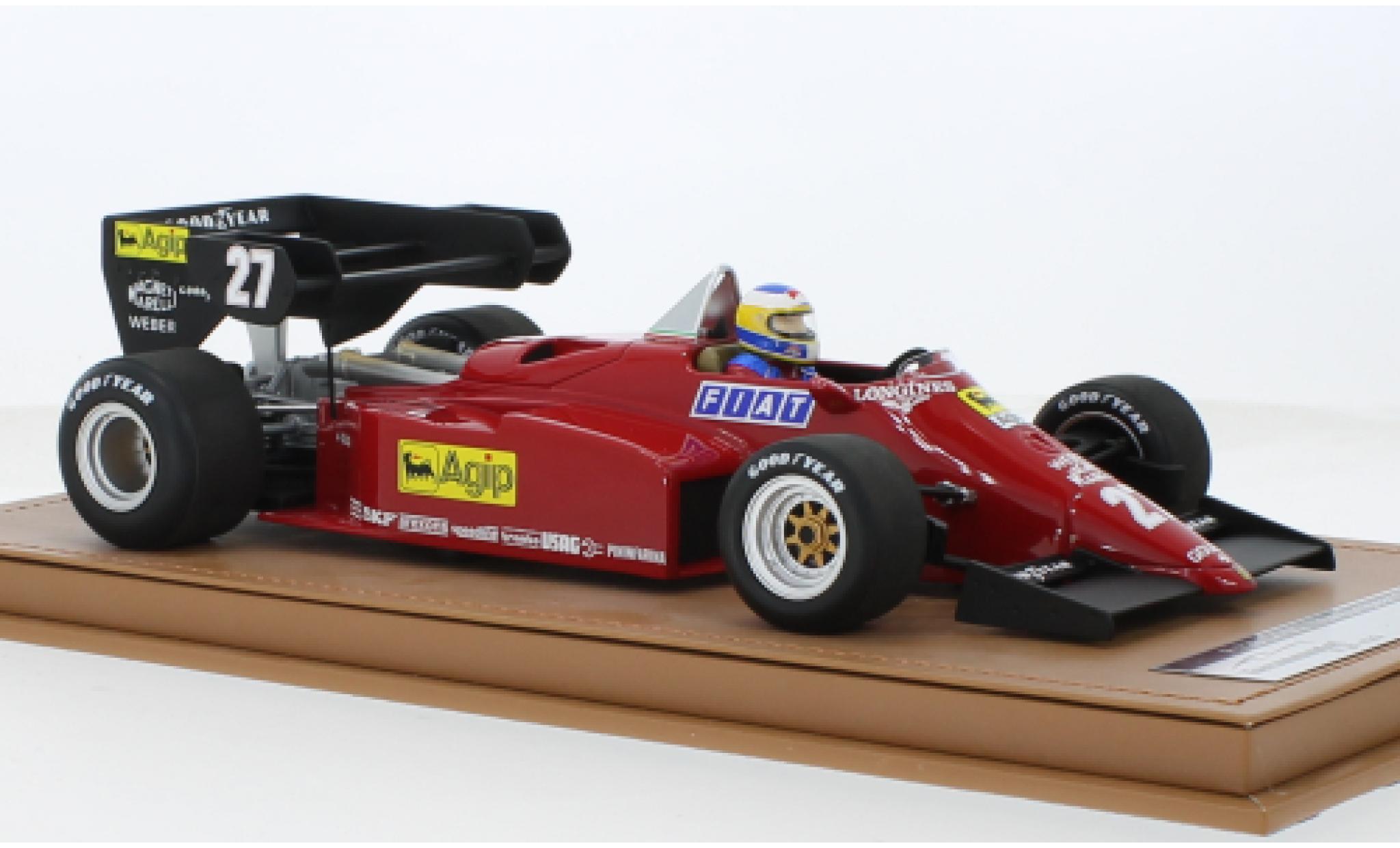 Ferrari 126 1/18 Tecnomodel C4-M2 No.27 Formel 1 GP Europa 1984 1:18 modellino in miniatura