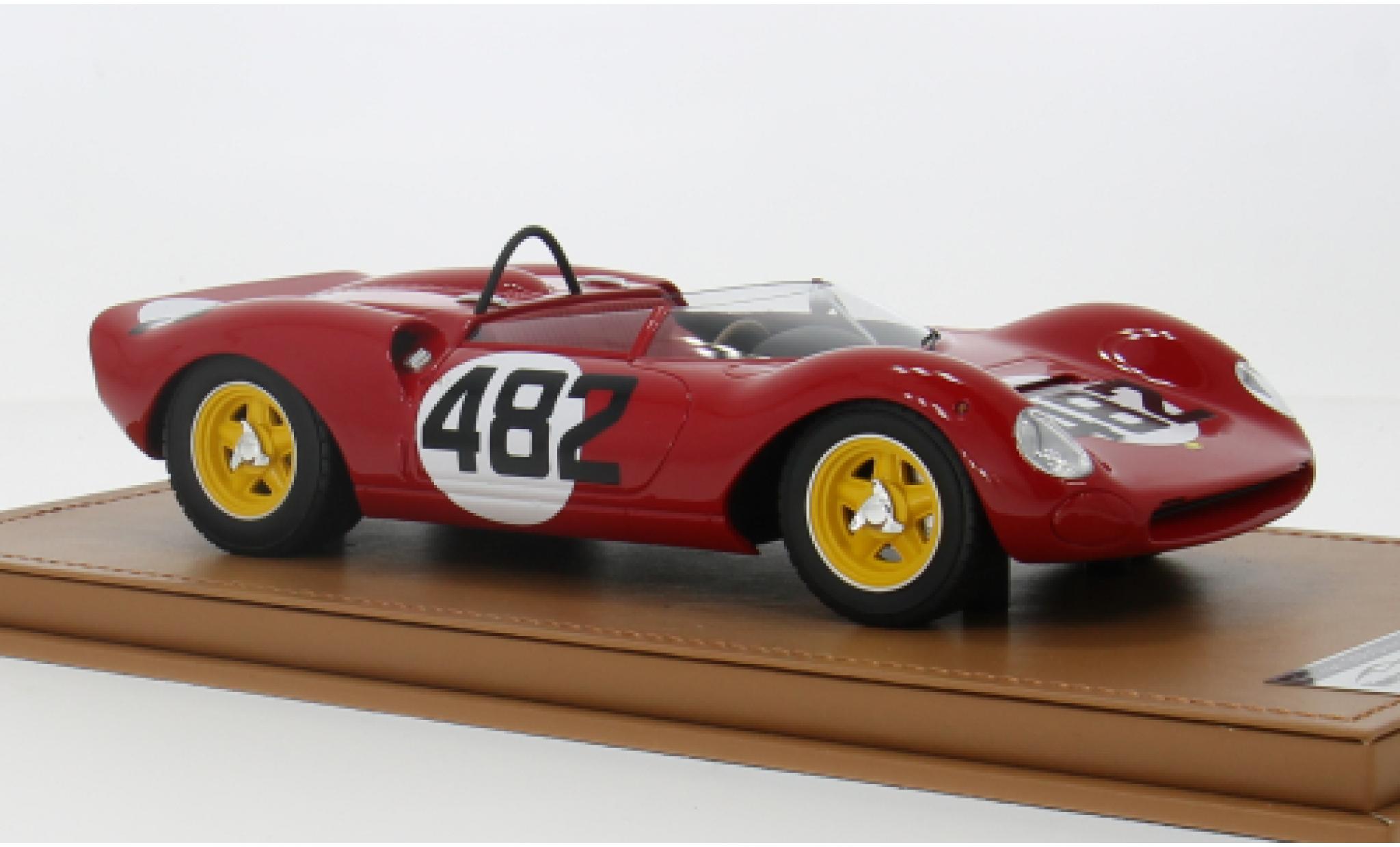 Ferrari 206 1/18 Tecnomodel Dino SP RHD No.48 Scuderia SEFAC International Hill Climb Cesana - Sestriere 1965 1:18 modellino in miniatura