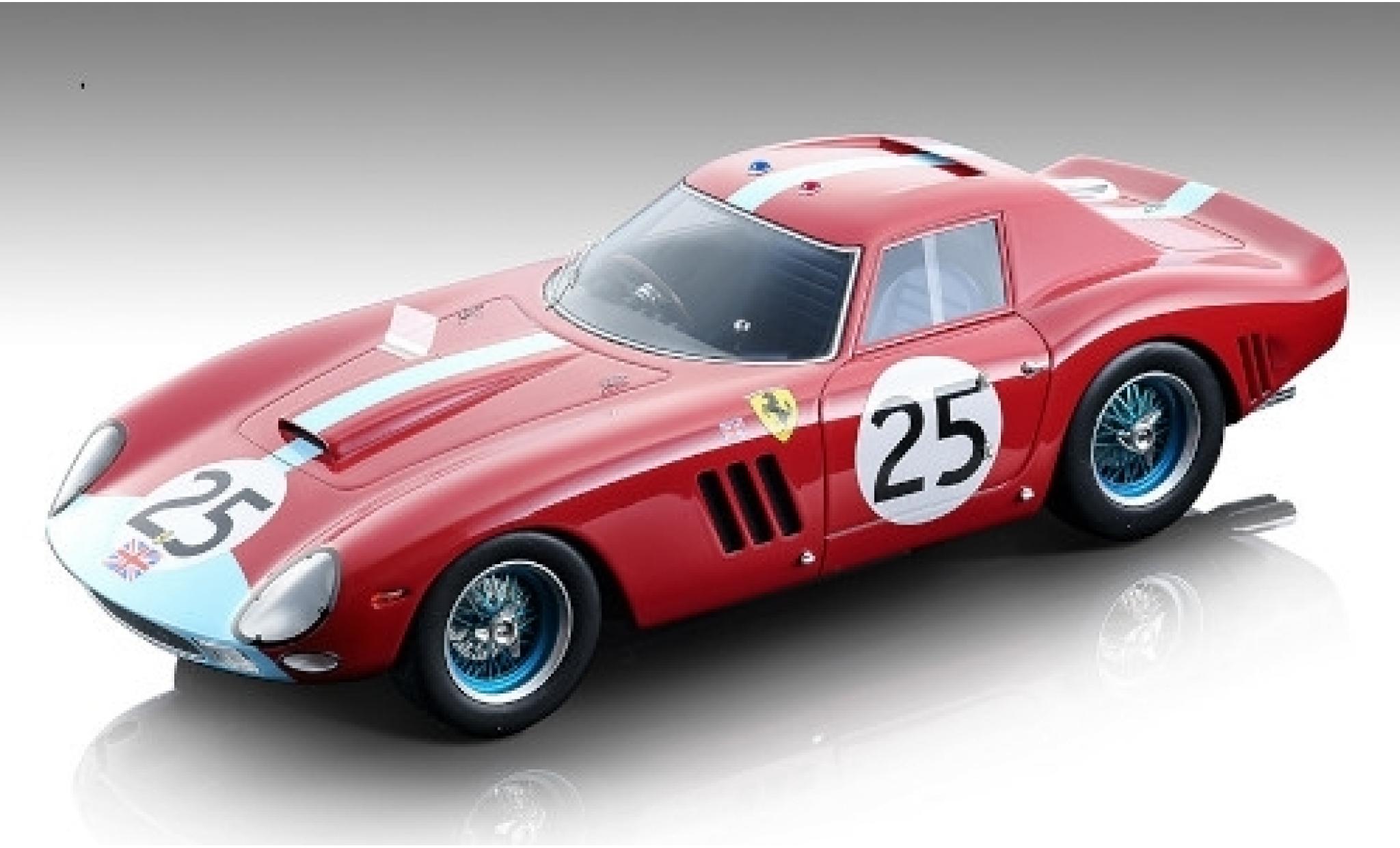 Ferrari 250 1/18 Tecnomodel GTO RHD No.25 Maranello Concessionaires 24h Le Mans 1964 I.Ireland/T.Maggs/J.Stewart modellino in miniatura