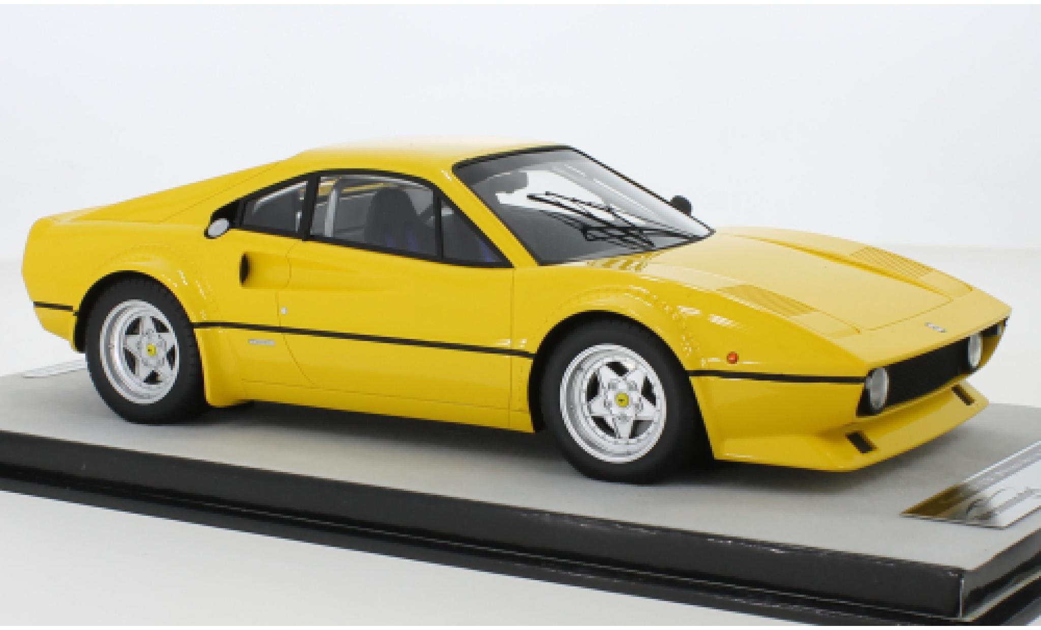 Ferrari 308 1/18 Tecnomodel GTB/4 LM giallo 1976 Pressefahrzeug modellino in miniatura
