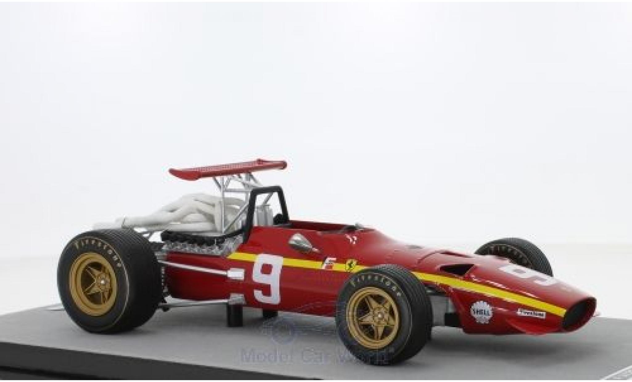 Ferrari 312 1/18 Tecnomodel F1/68 No.10 Scuderia Formel 1 GP Nürburgring 1968 J.Ickx modellino in miniatura