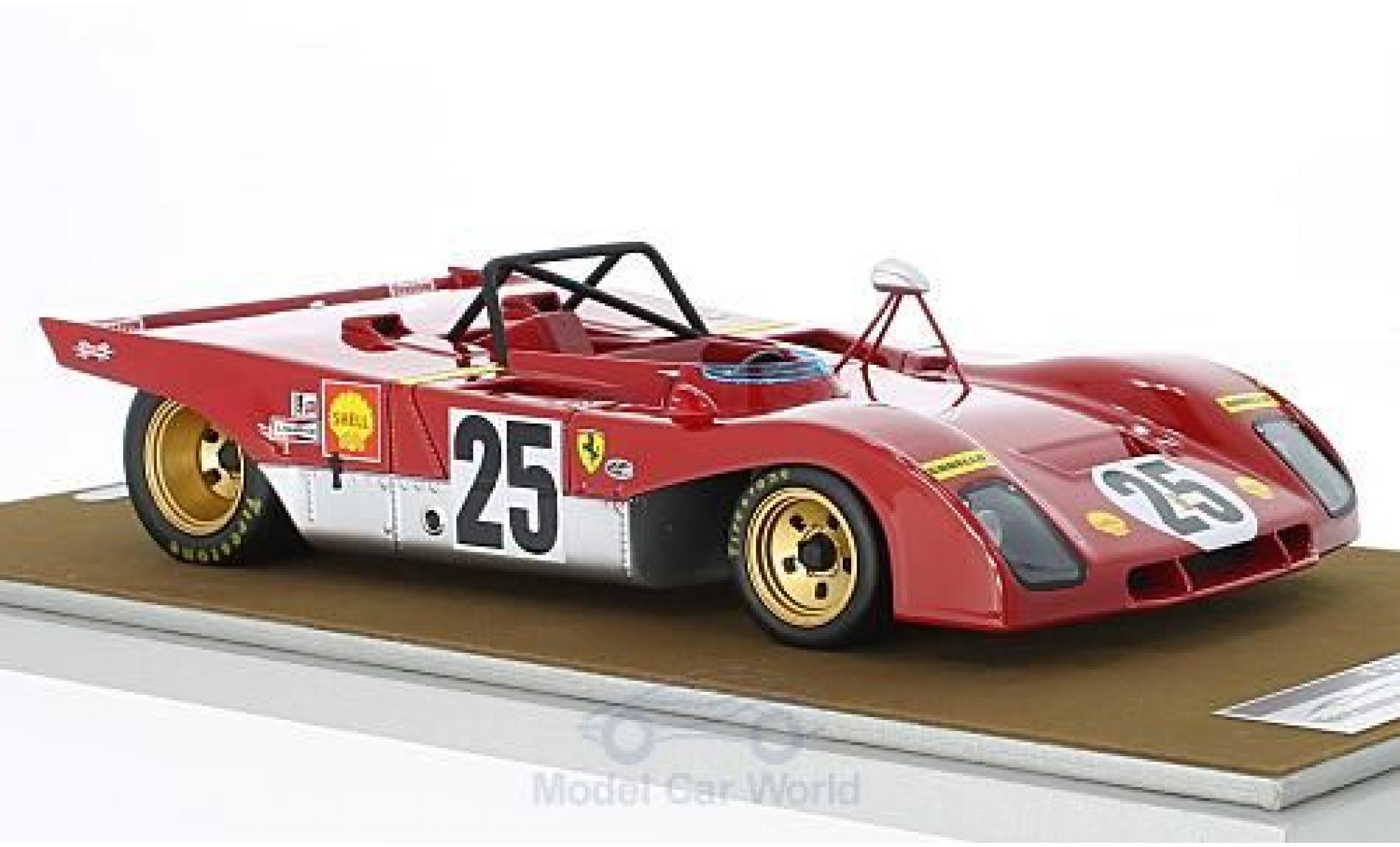Ferrari 312 PB 1/18 Tecnomodel PB No.25 12h Sebring 1971 M.Andretti/J.Ickx modellino in miniatura