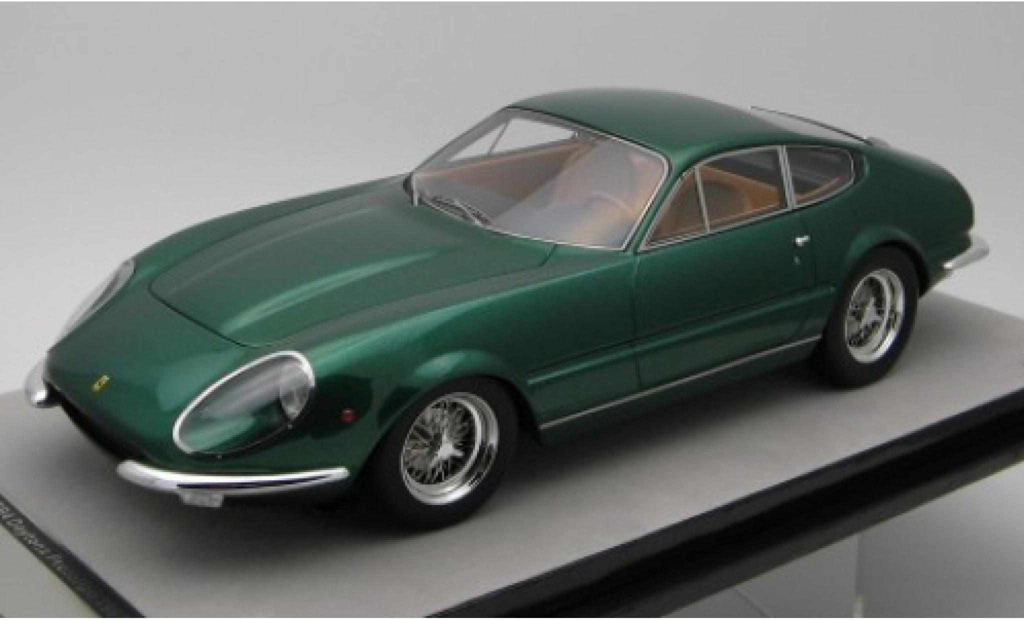 Ferrari 365 1/18 Tecnomodel GTB/4 Daytona Prossootipo metallico verde 1967 modellino in miniatura