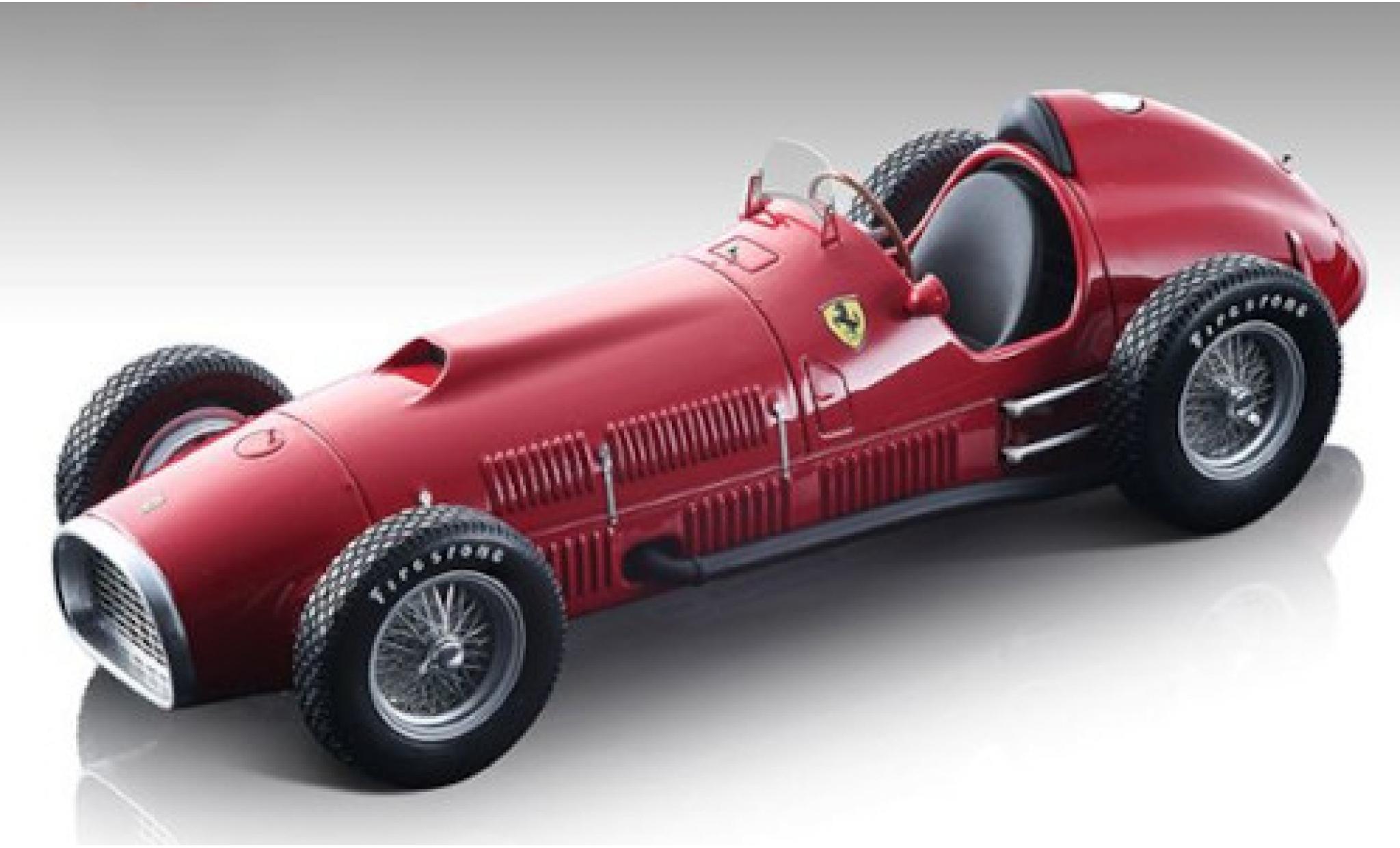 Ferrari 375 1/18 Tecnomodel Indianapolis rosso Scuderia Automobil Weltmeisterschaft Indianapolis 500 1952 Pressefahrzeug modellino in miniatura