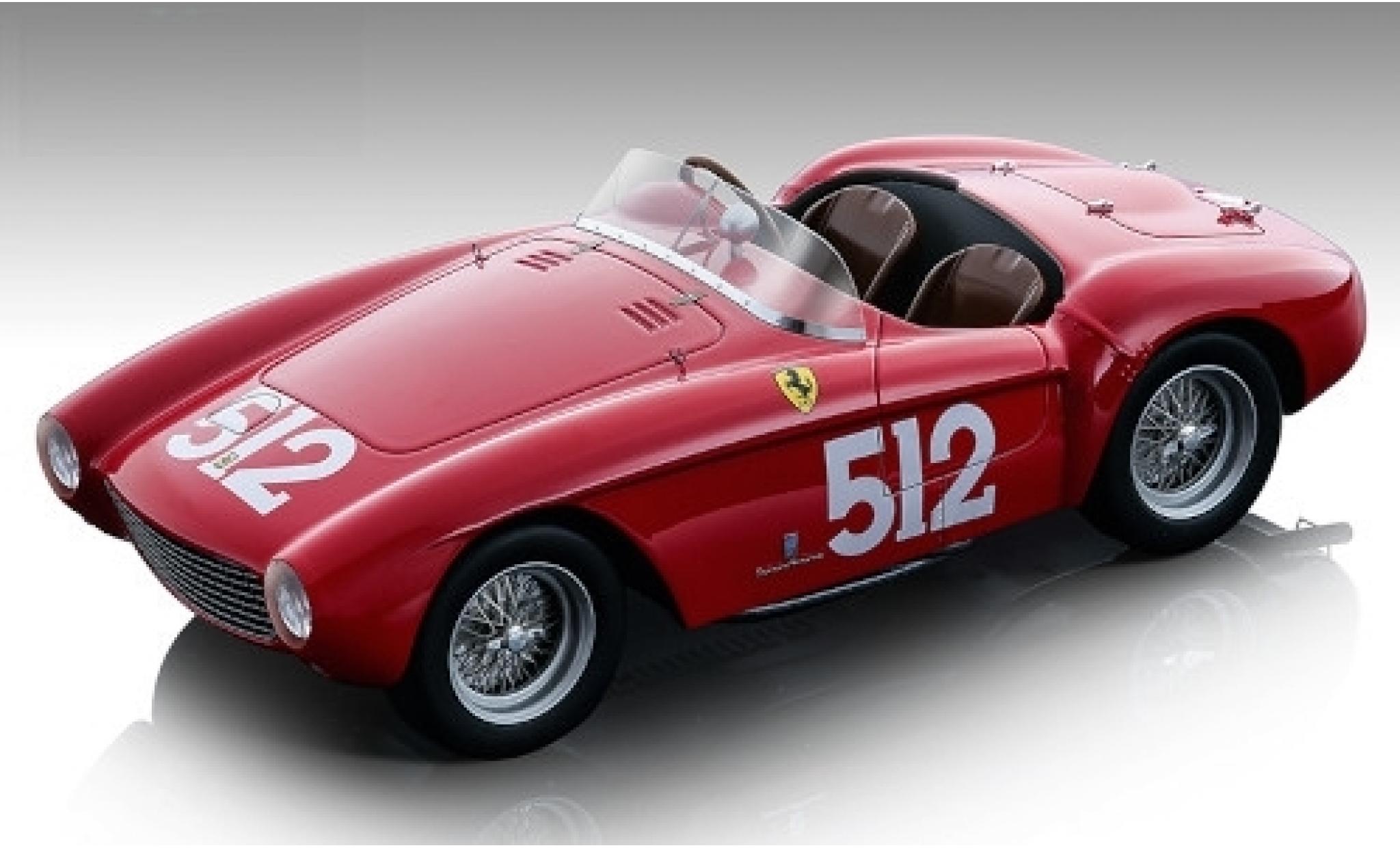 Ferrari 500 1/18 Tecnomodel Mondial RHD No.512 Scuderia Mille Miglia 1954 E.Sterzi/A.Rossi modellino in miniatura