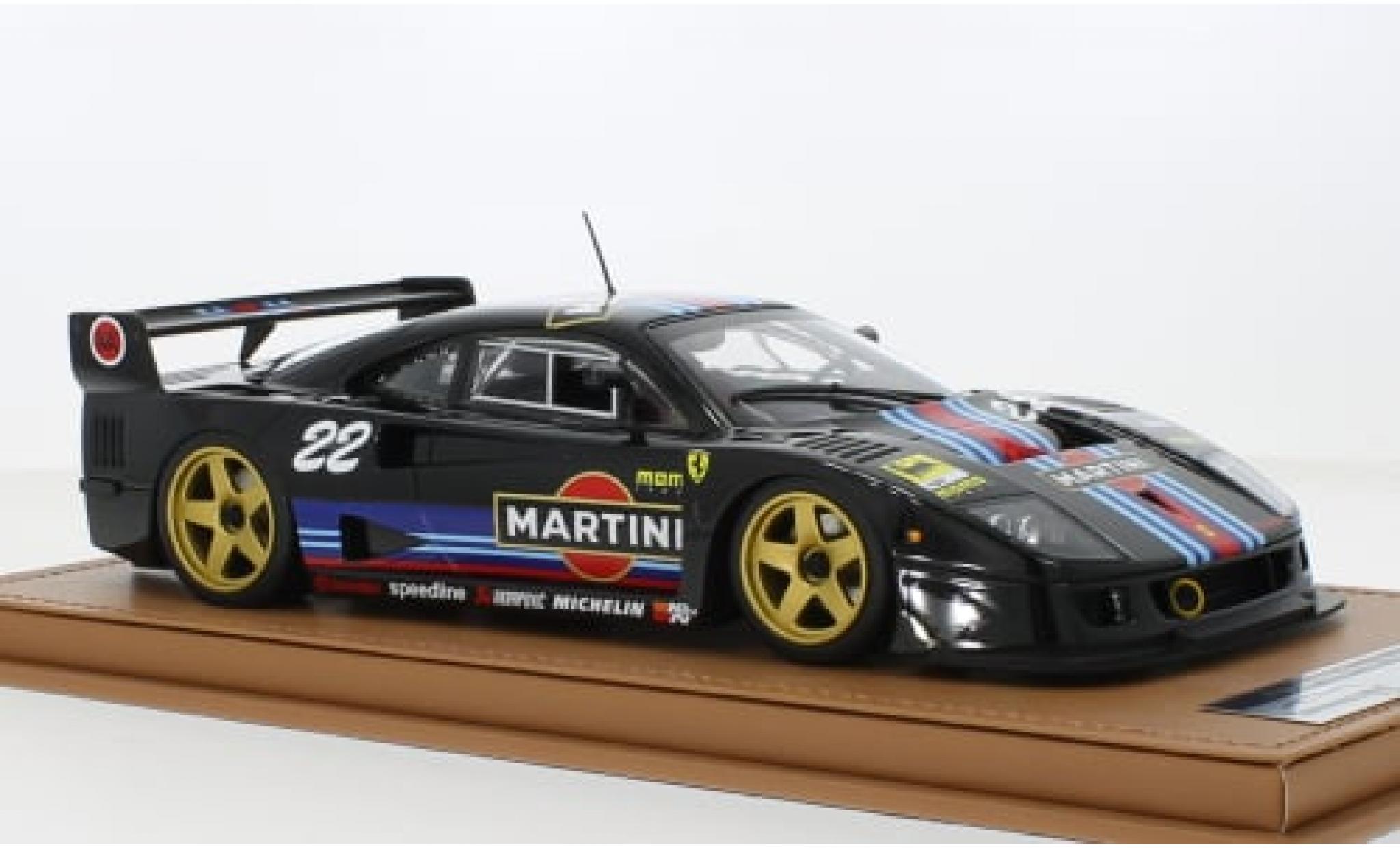 Ferrari F40 1/18 Tecnomodel LM schwarz Martini 1996 1:18 modellino in miniatura