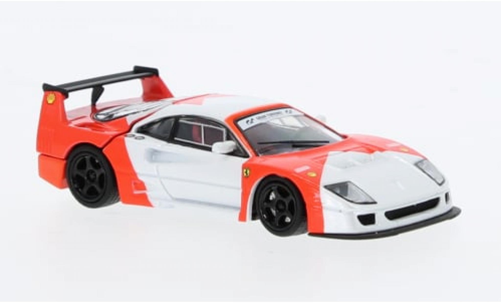Ferrari F40 1/64 Tecnomodel LM weiss/rot 1996 1:64 modellino in miniatura