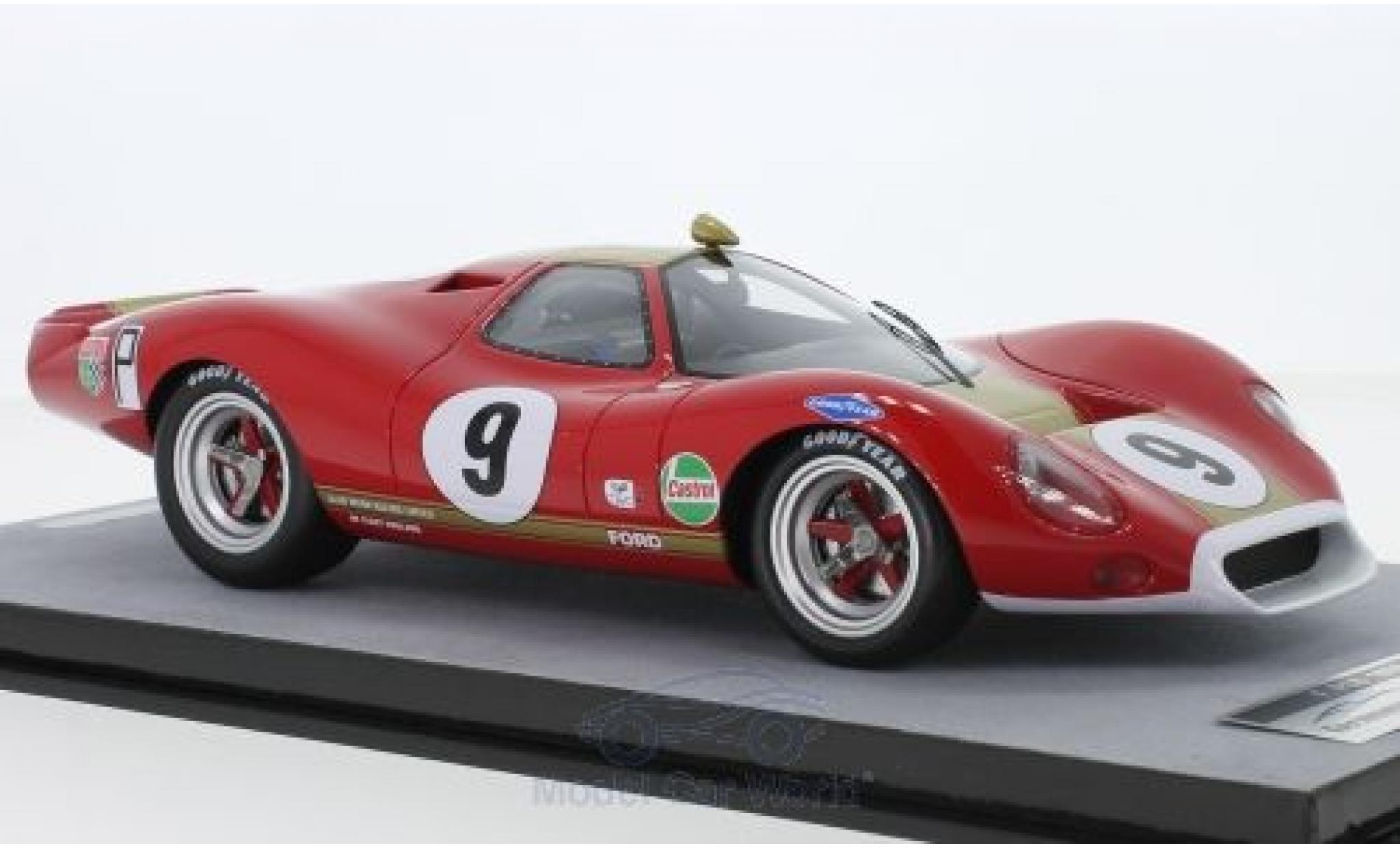 Ford P68 1/18 Tecnomodel RHD No.9 1000 Km Spa 1968 F.Gardner/H.Hahne modellino in miniatura