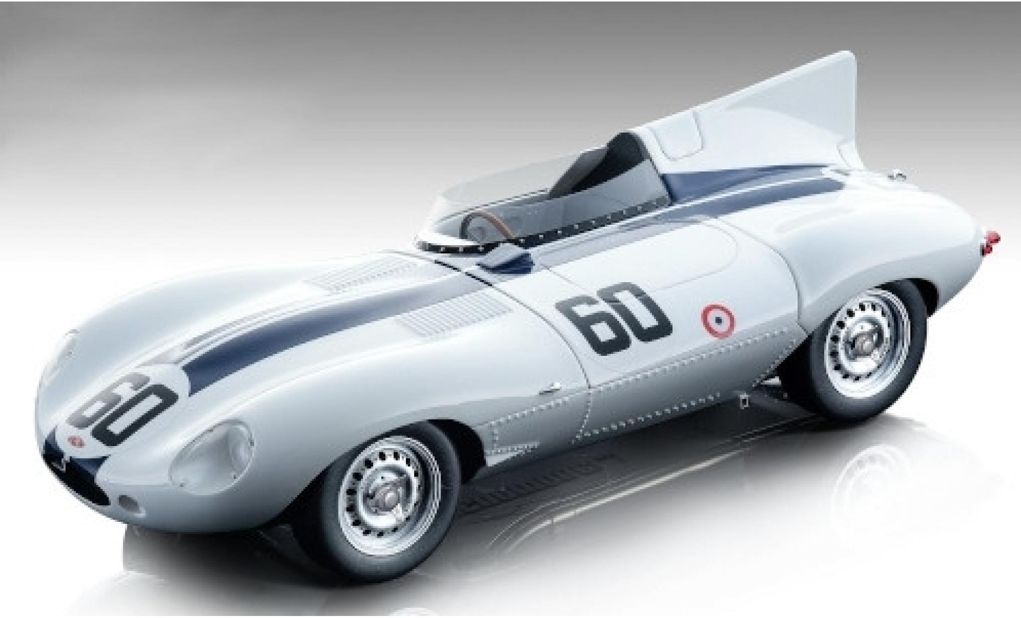 Jaguar D-Type 1/18 Tecnomodel Long Nose RHD No.60 Watkins Glen 1955 S.Johnston modellino in miniatura