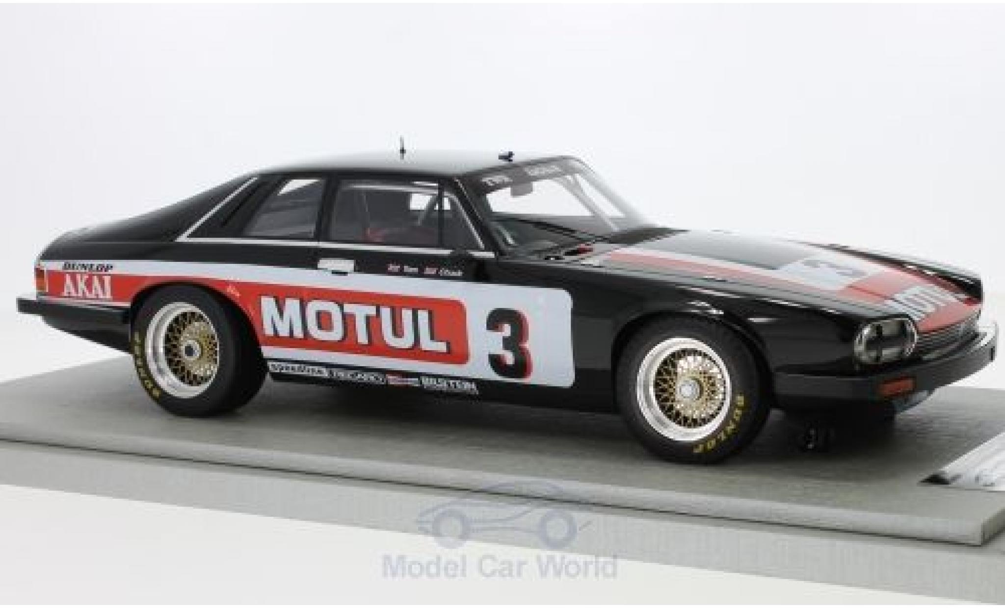 Jaguar XJS 1/18 Tecnomodel RHD No.3 Team Motul Tourist Trophy 1982 T.Walkinshaw/C.Nicholson modellino in miniatura