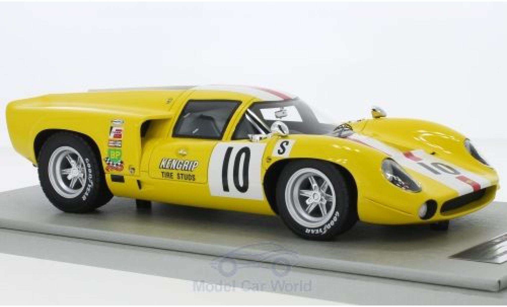 Lola T70 1968 1/18 Tecnomodel MK3 RHD No.10 12h Sebring 1968 A.Axelsson/J.Bonnier modellino in miniatura