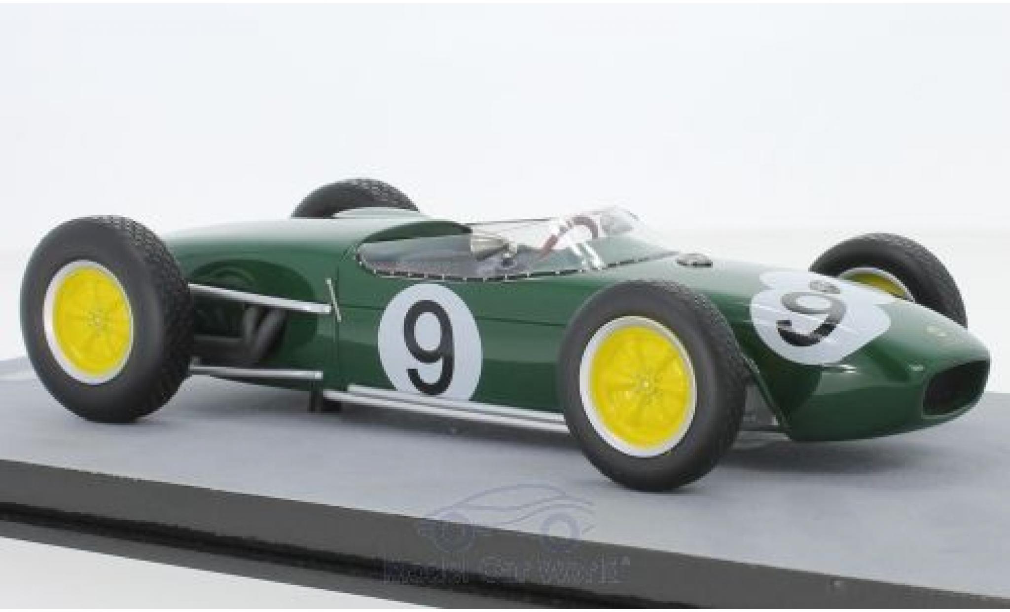 Lotus 18 1/18 Tecnomodel No.9 Formel 1 GP Großbritannien 1960 J.Surtees modellino in miniatura